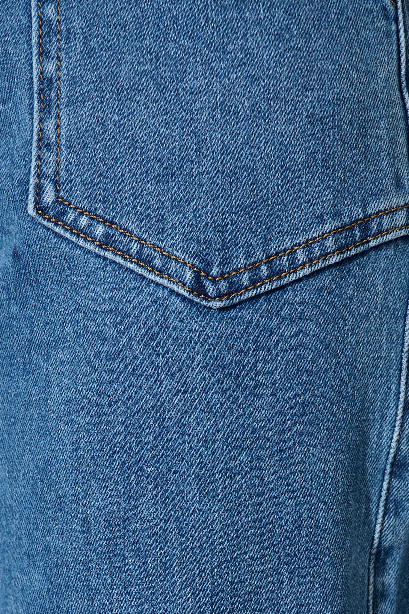 Roxana High Rise Wide Leg Jean in Mid Blue Denim