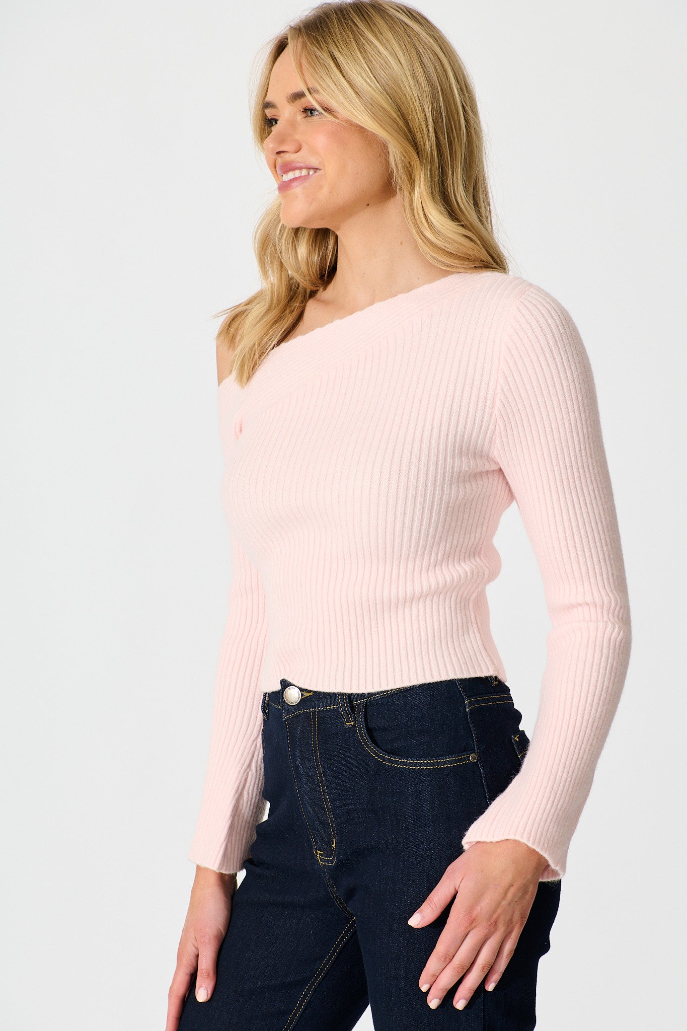 Kiss At Midnight Knit Top in Pink