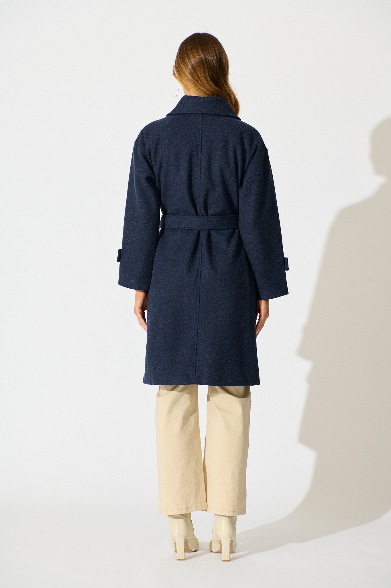 Timeless Touch Coat in Navy