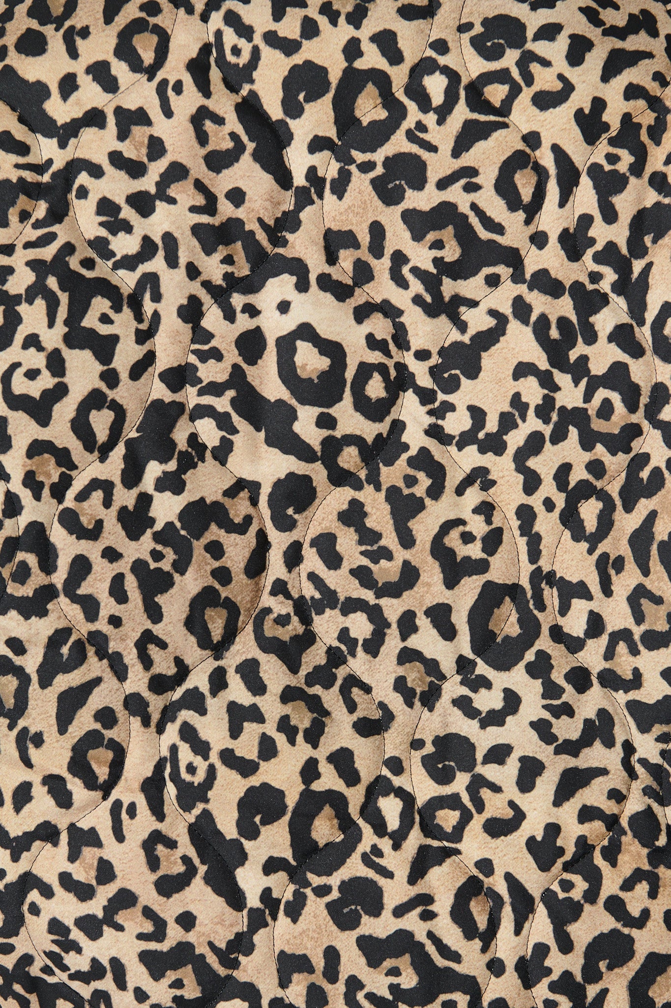 Mallorie Quilted Jacket in Leopard