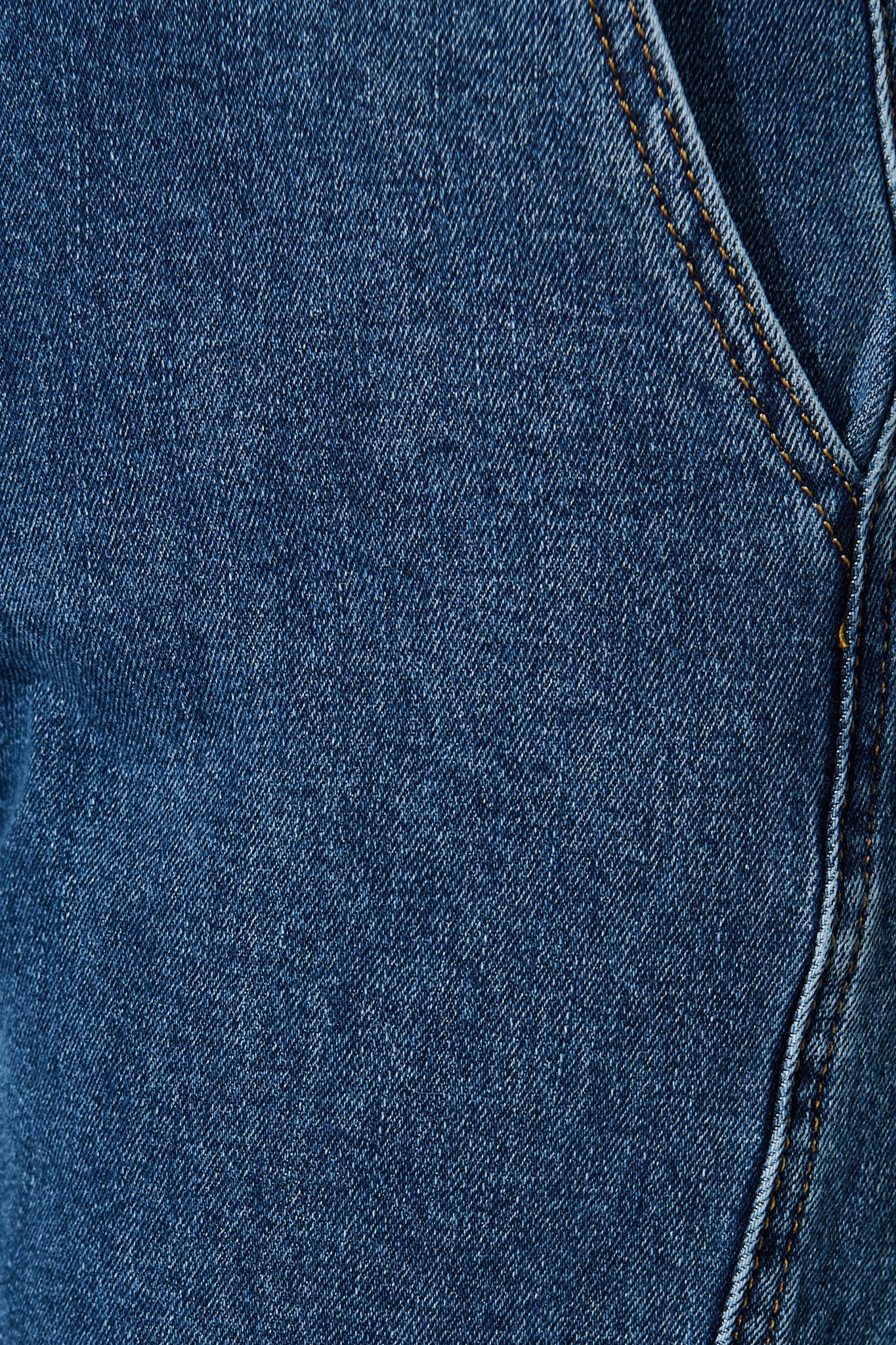 Rosalia High Rise Straight Leg Jean in Dark Blue Denim