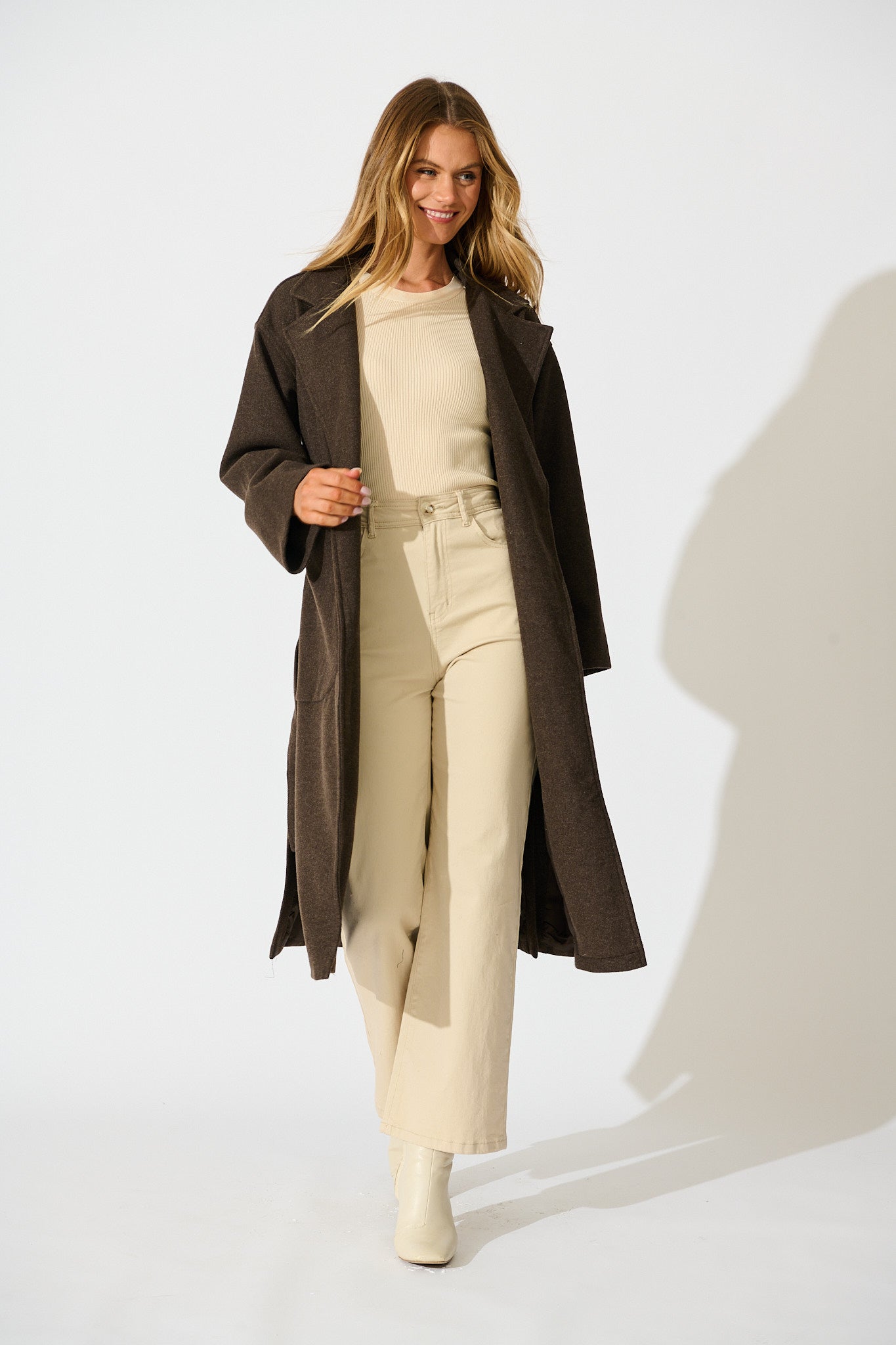 Sonata Coat in Chocolate