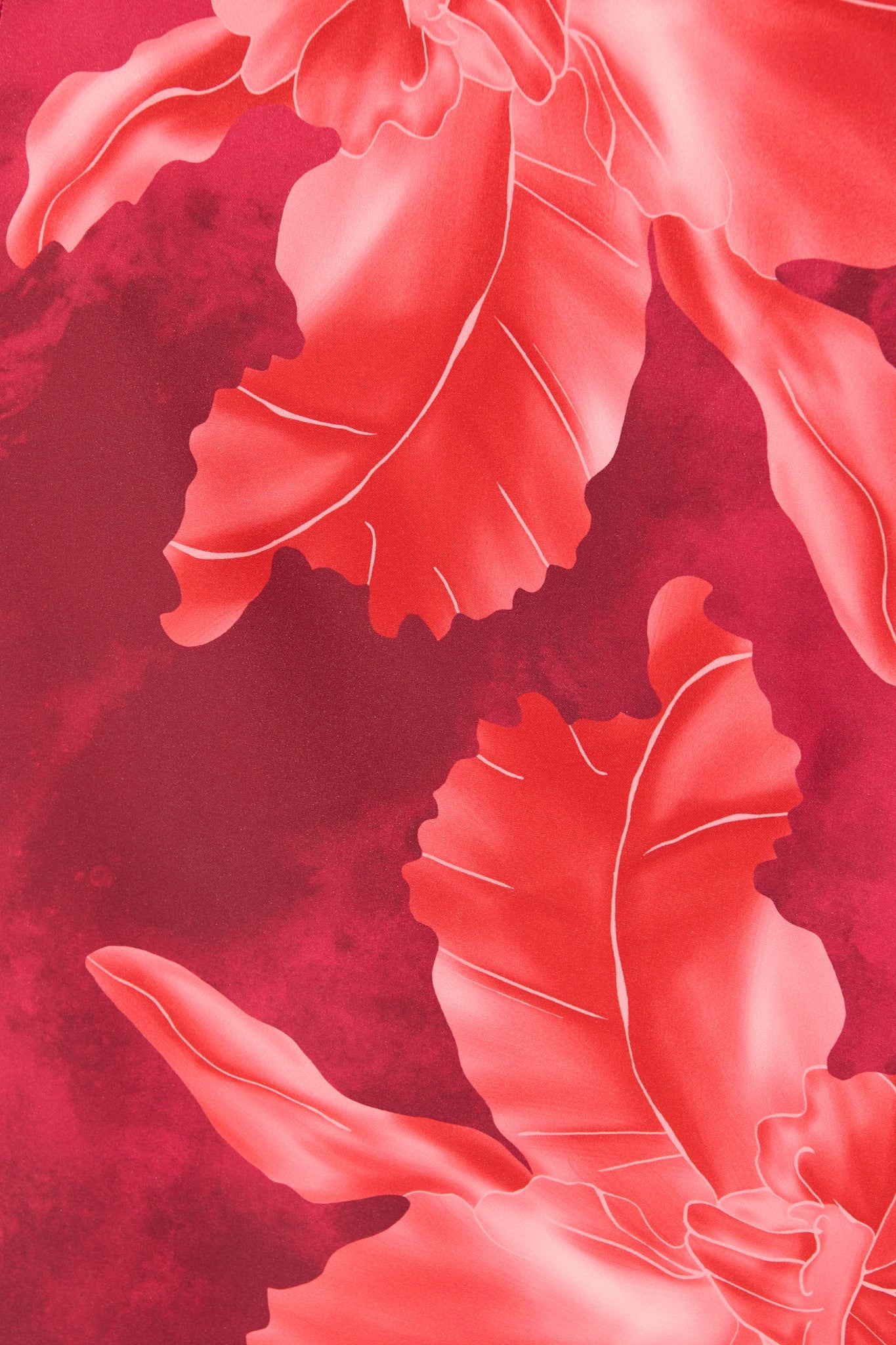 Revival Maxi Dress in Wine and Red Floral