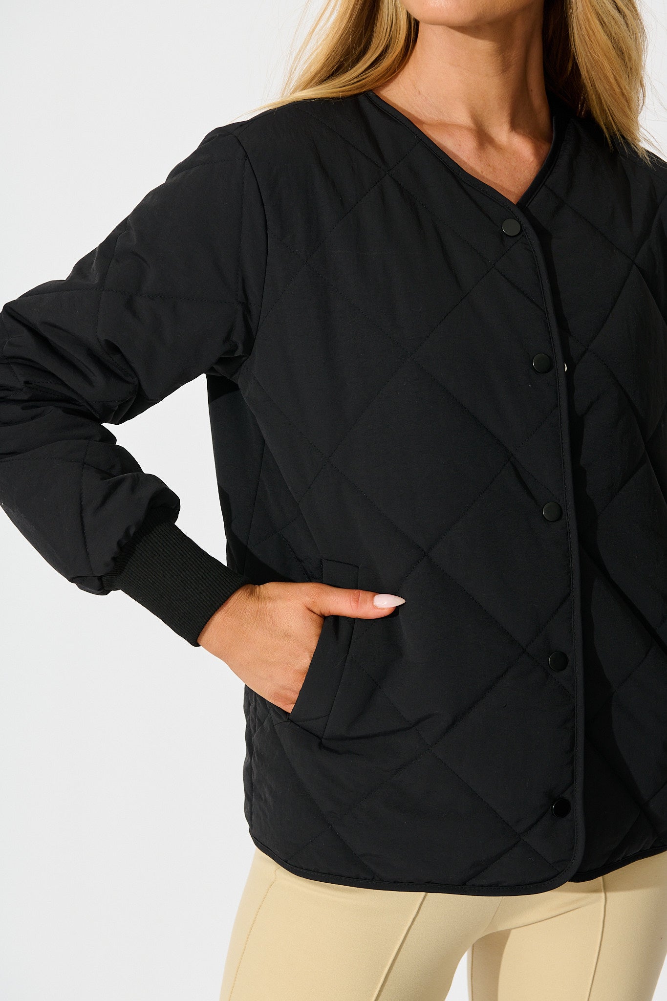 Most Wanted Quilted Jacket in Black