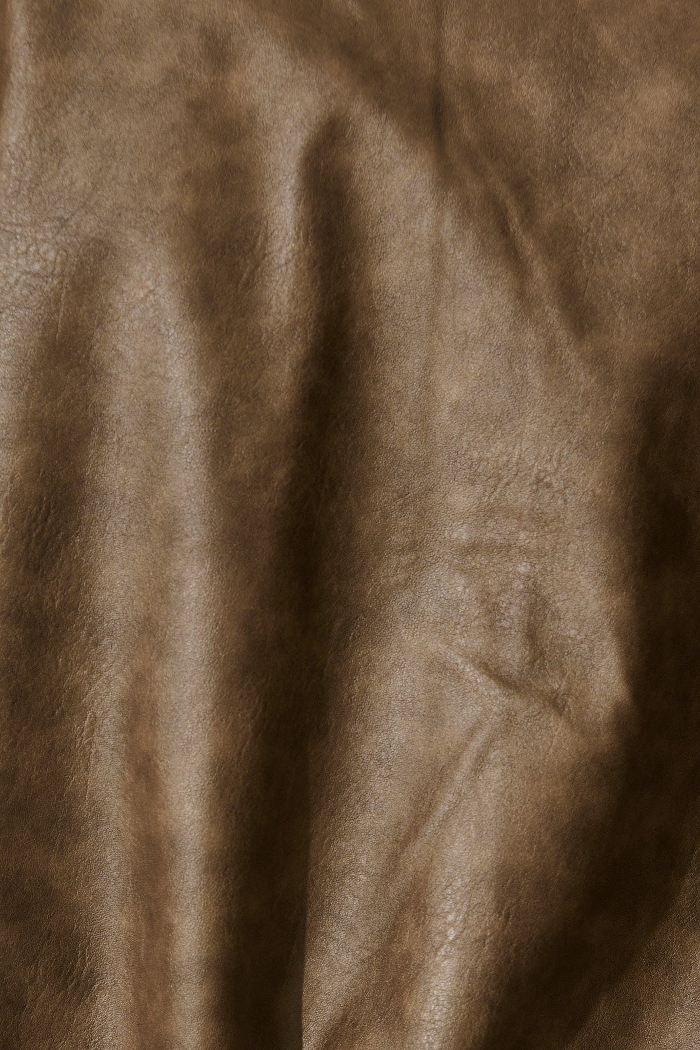 Look Twice Bomber Jacket in Brown Leatherette