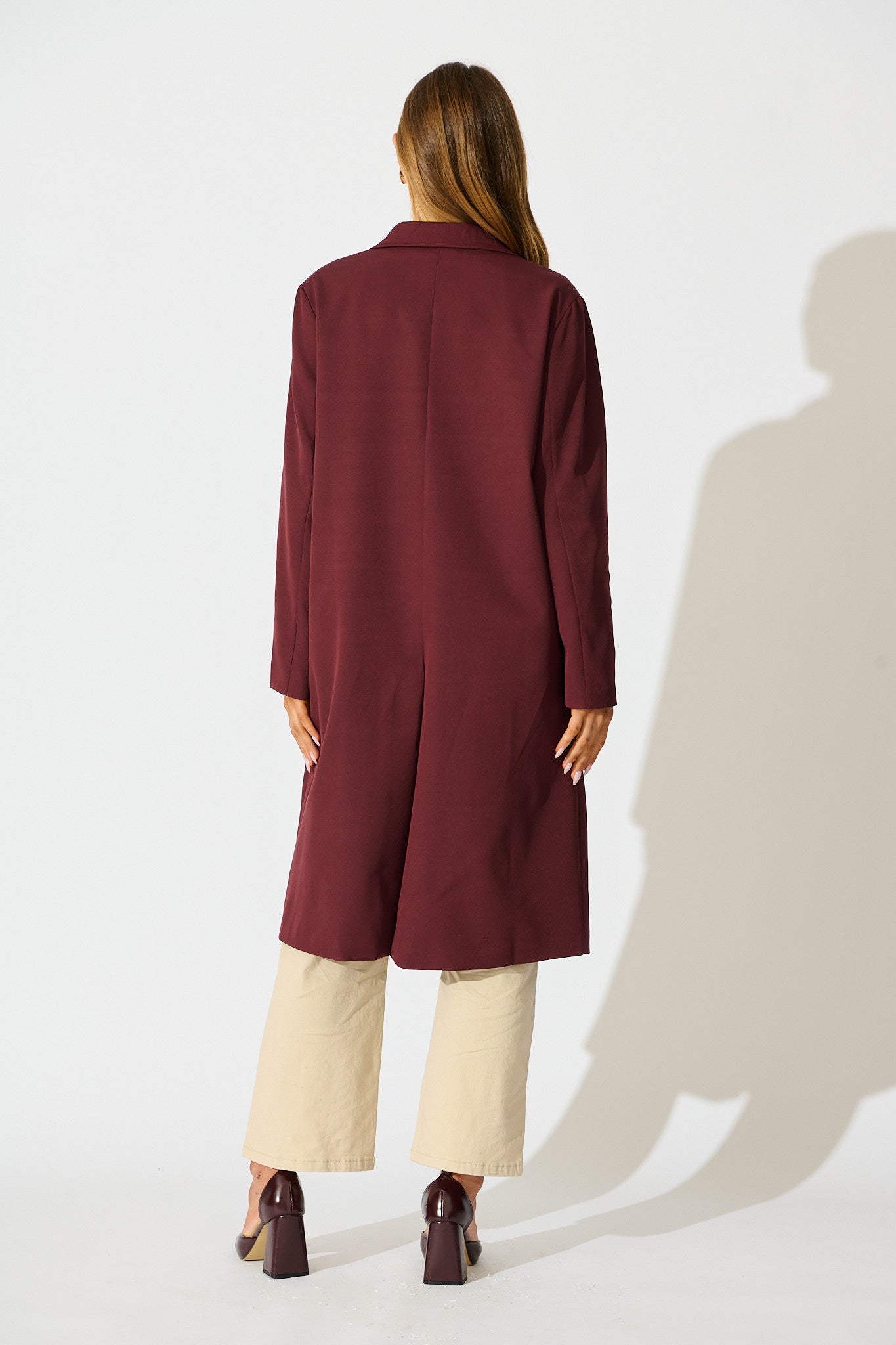 The Heritage Coat in Wine