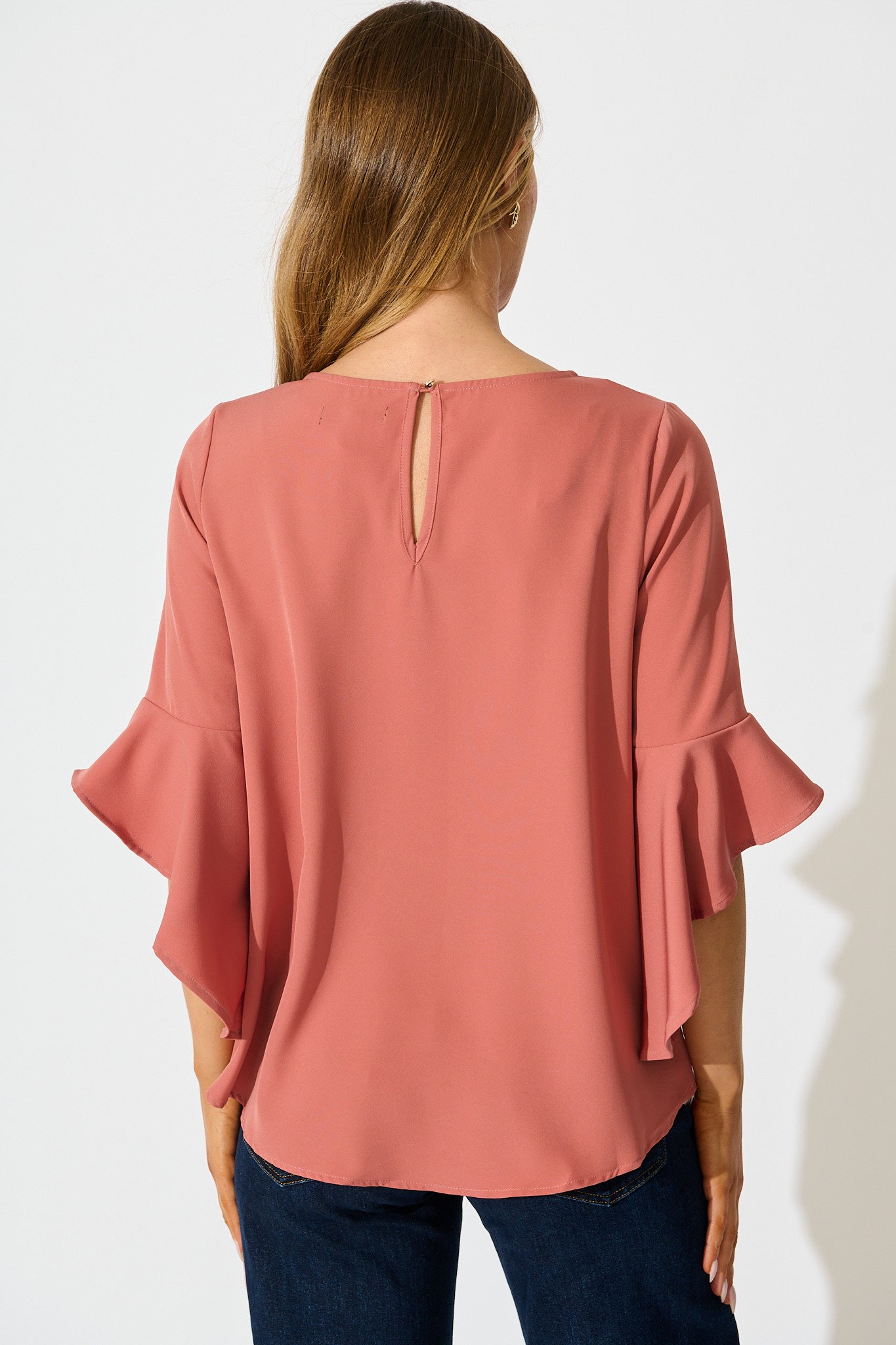 Nila Top in Dusty Pink