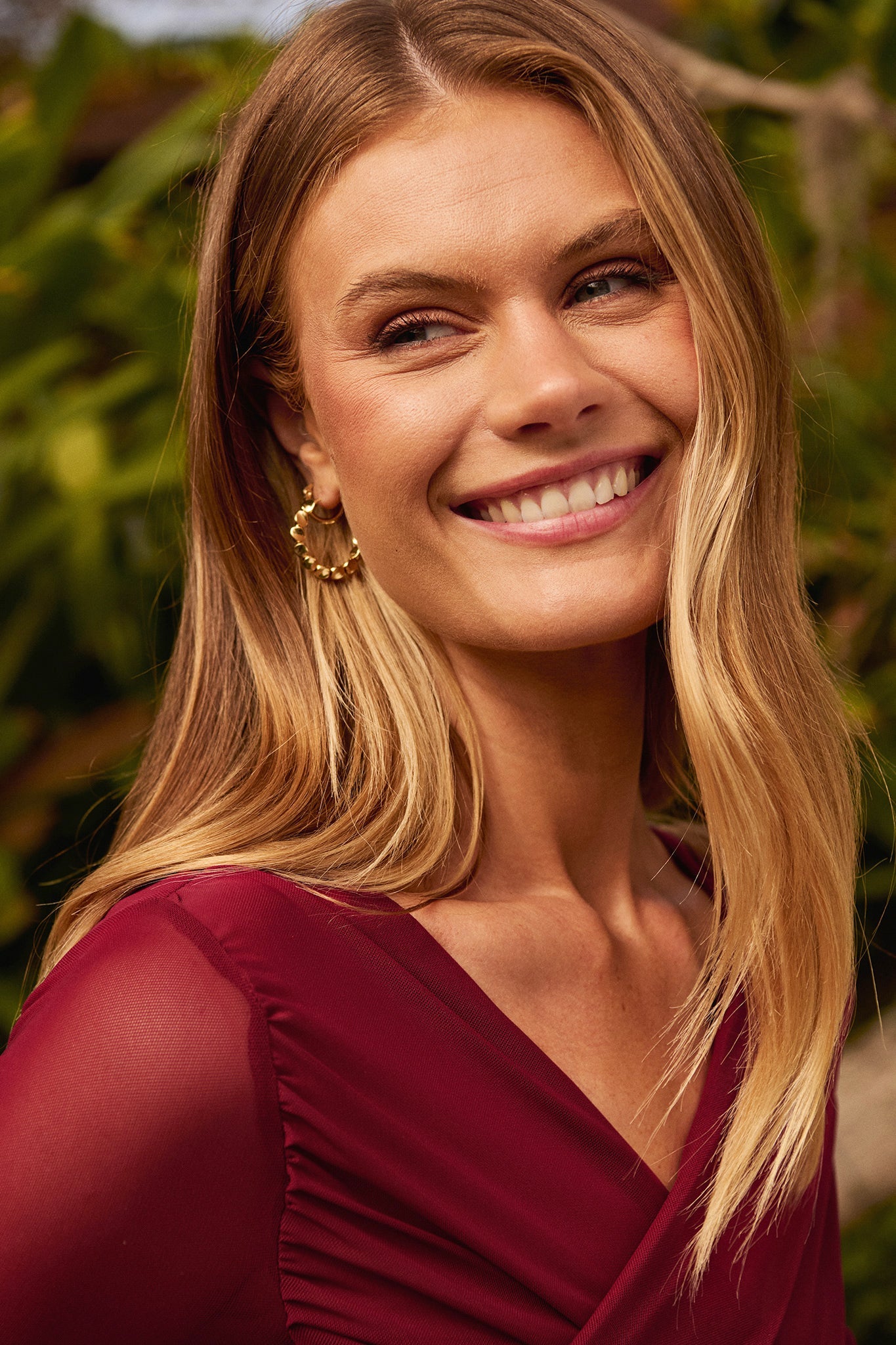 Manila Hoop Earrings in 18K Gold Plated