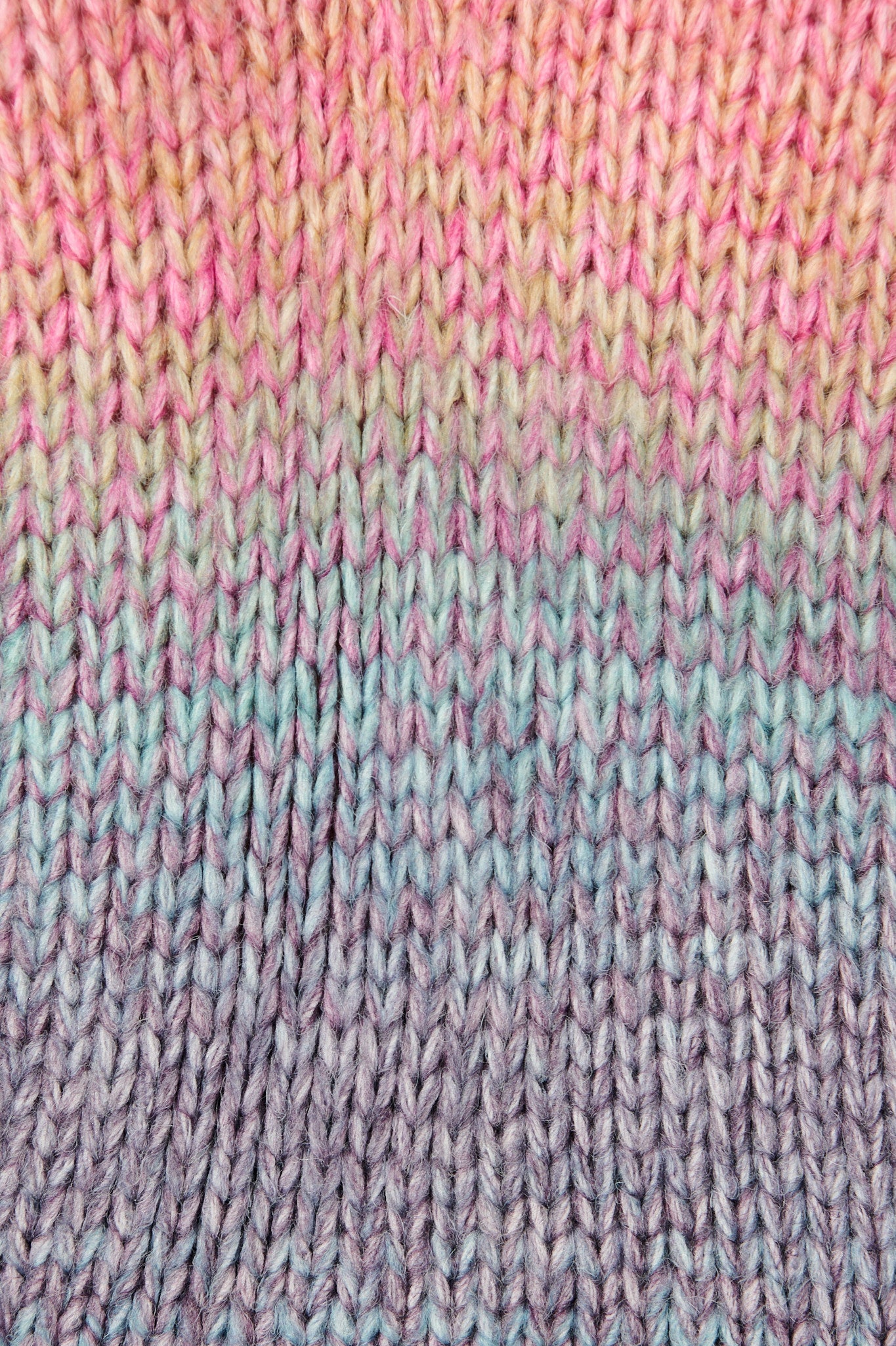 Remi Knit in Purple Multi Space Dye Wool Blend