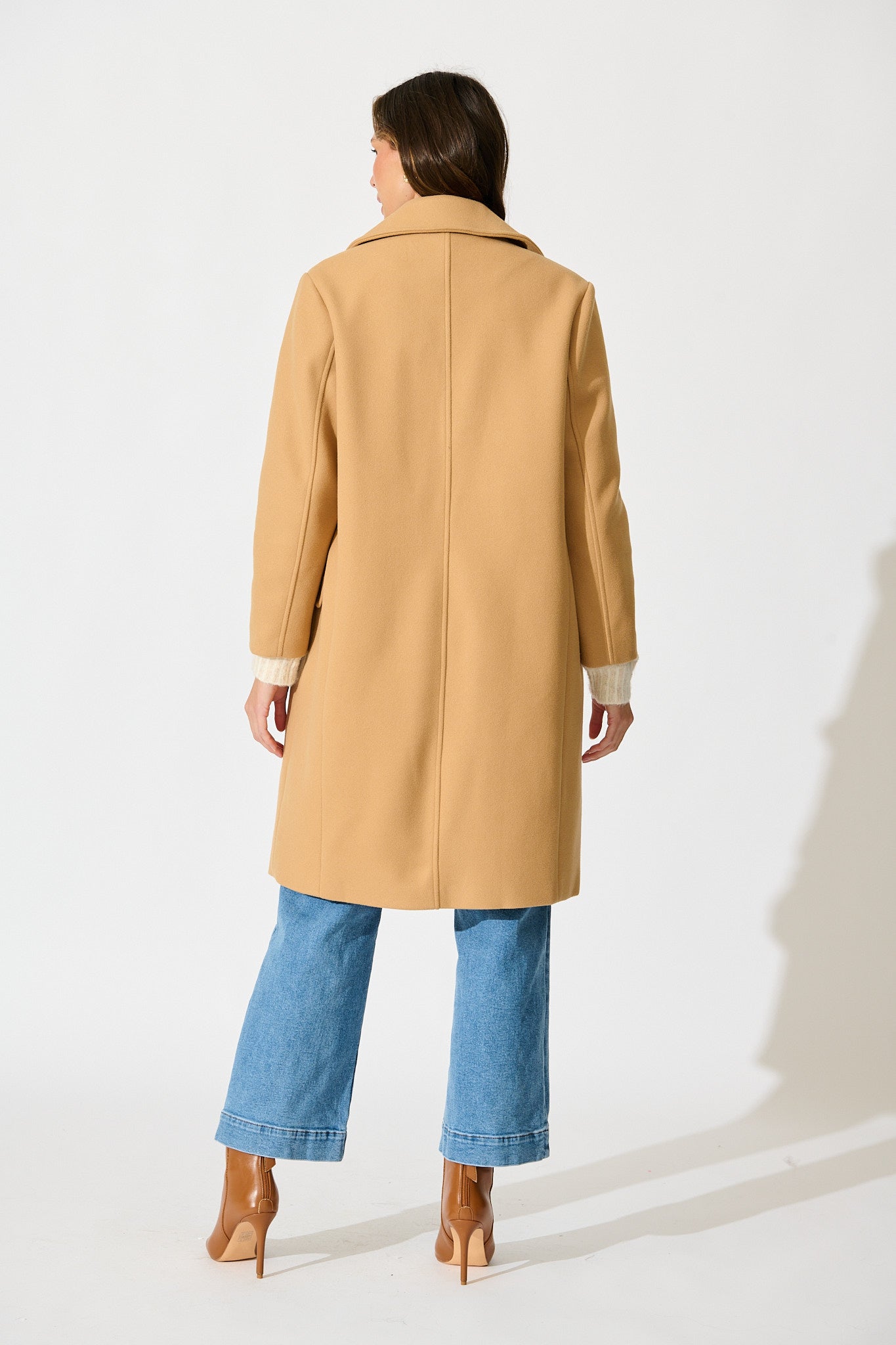 Sultry Coat in Camel