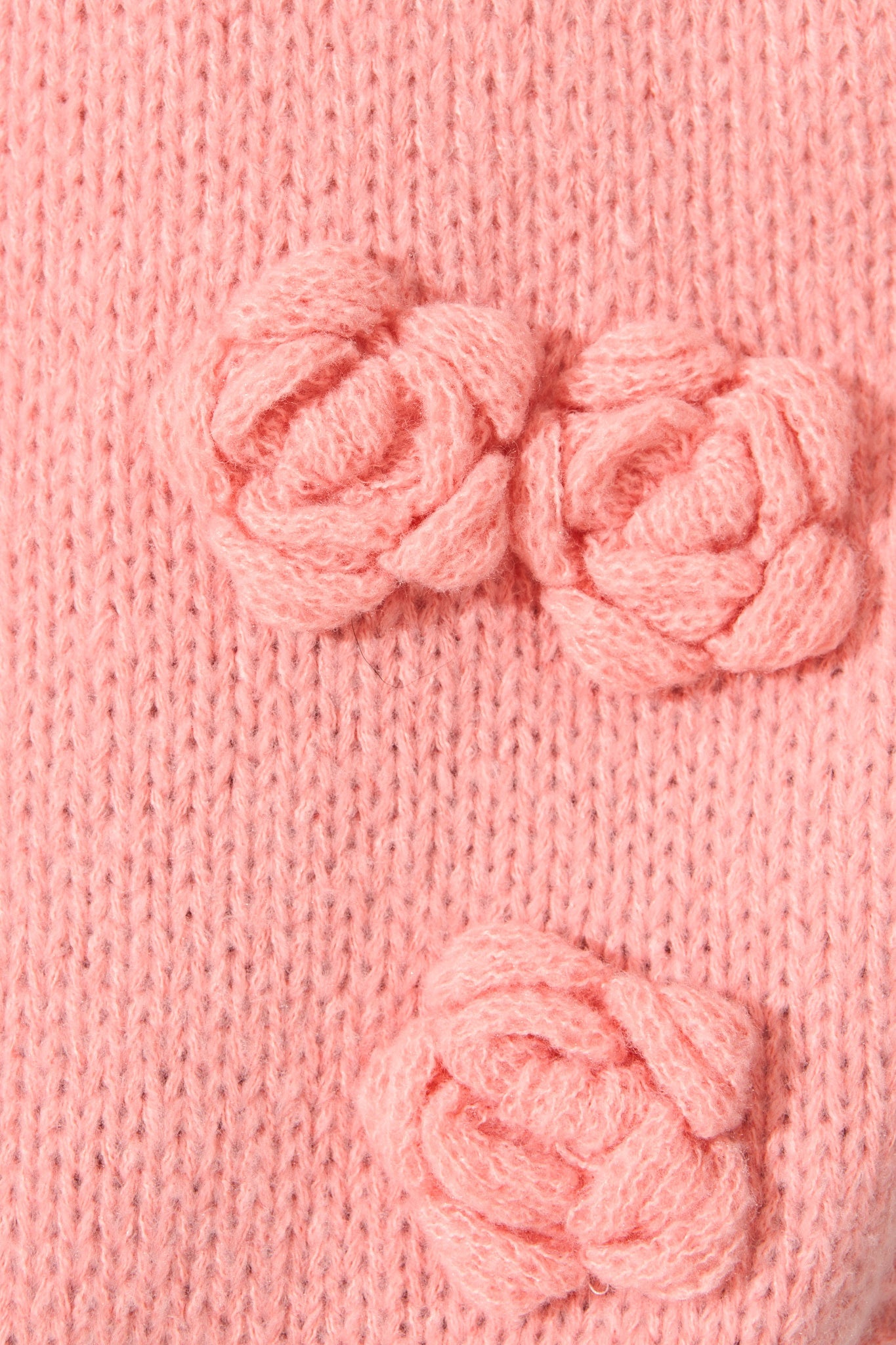 Hana Knit Cardigan in Dusty Pink Wool Blend