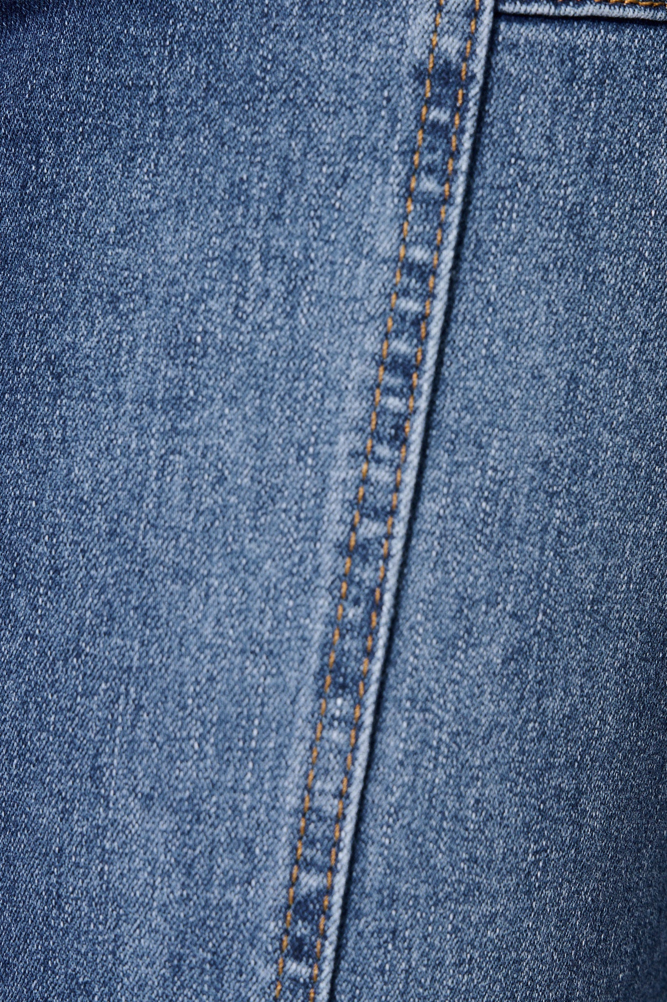 Leonie High Rise Straight Leg Jean in Mid Blue Denim