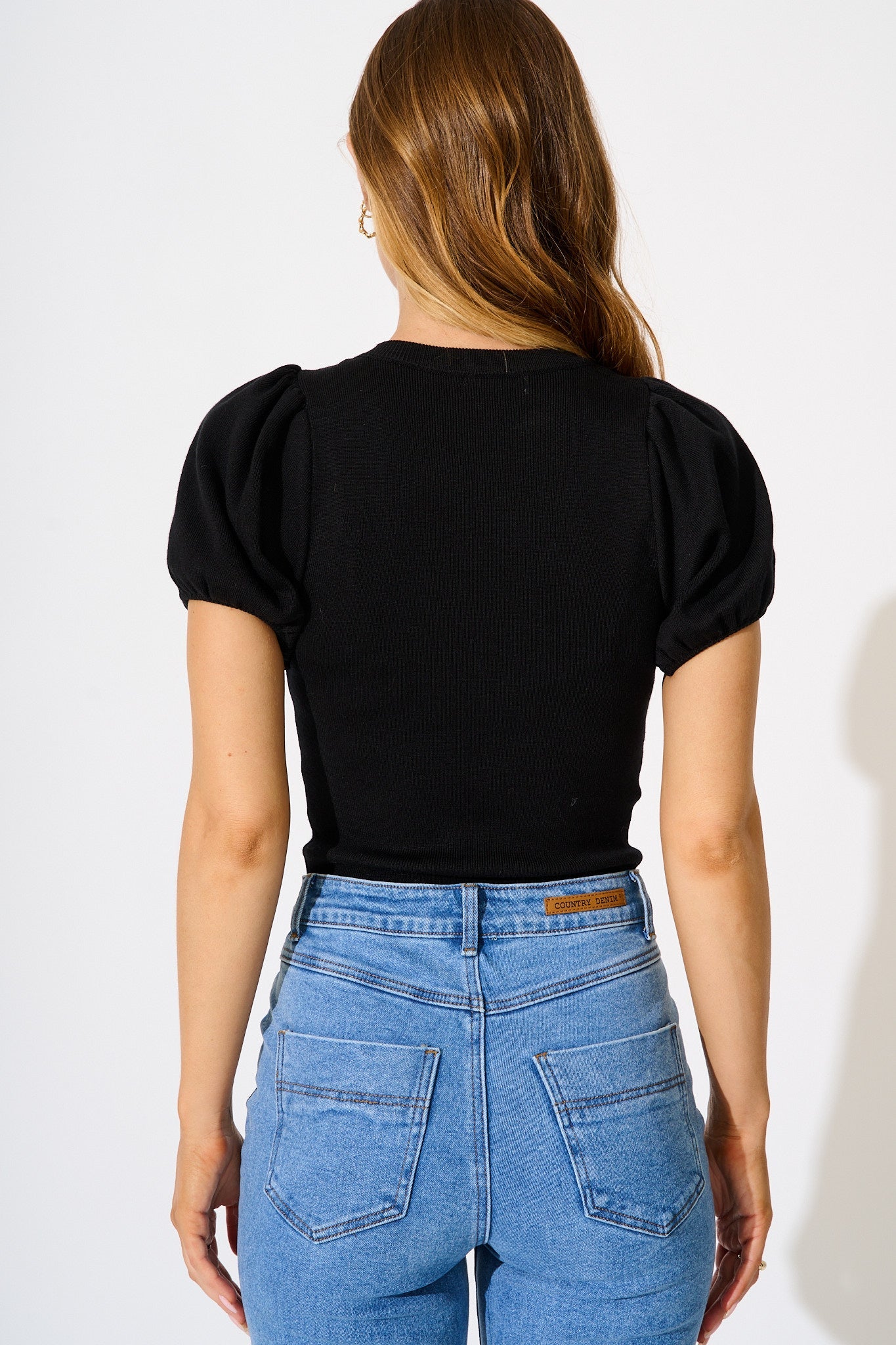 Perfect Harmony Knit Top in Black
