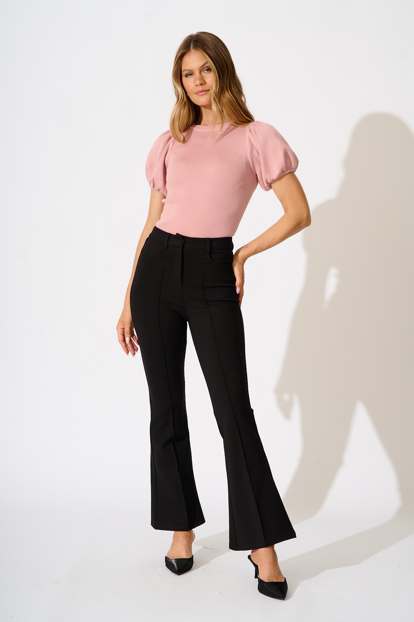 Perfect Harmony Knit Top in Pink