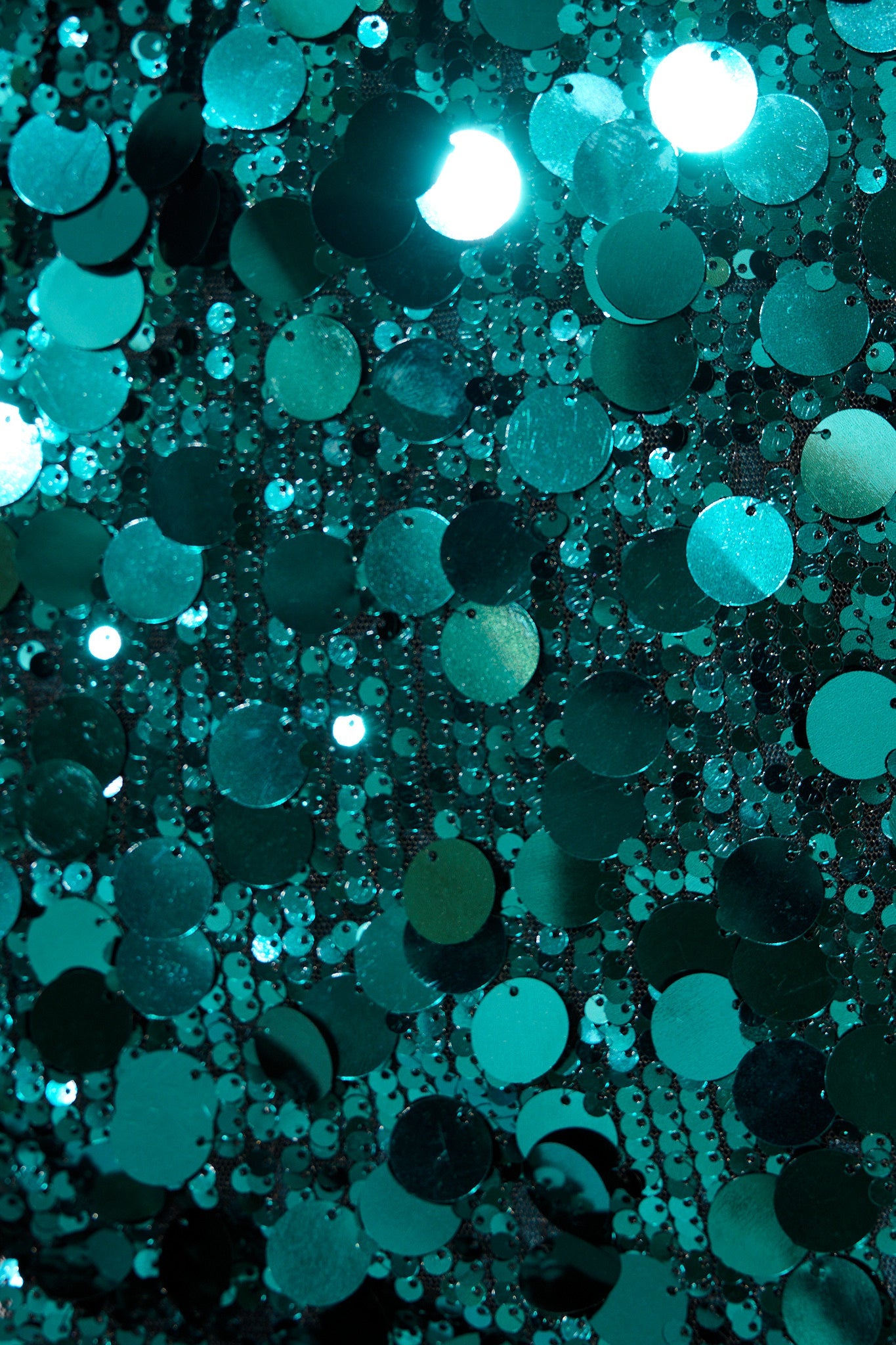 After Party Dress in Emerald Sequin