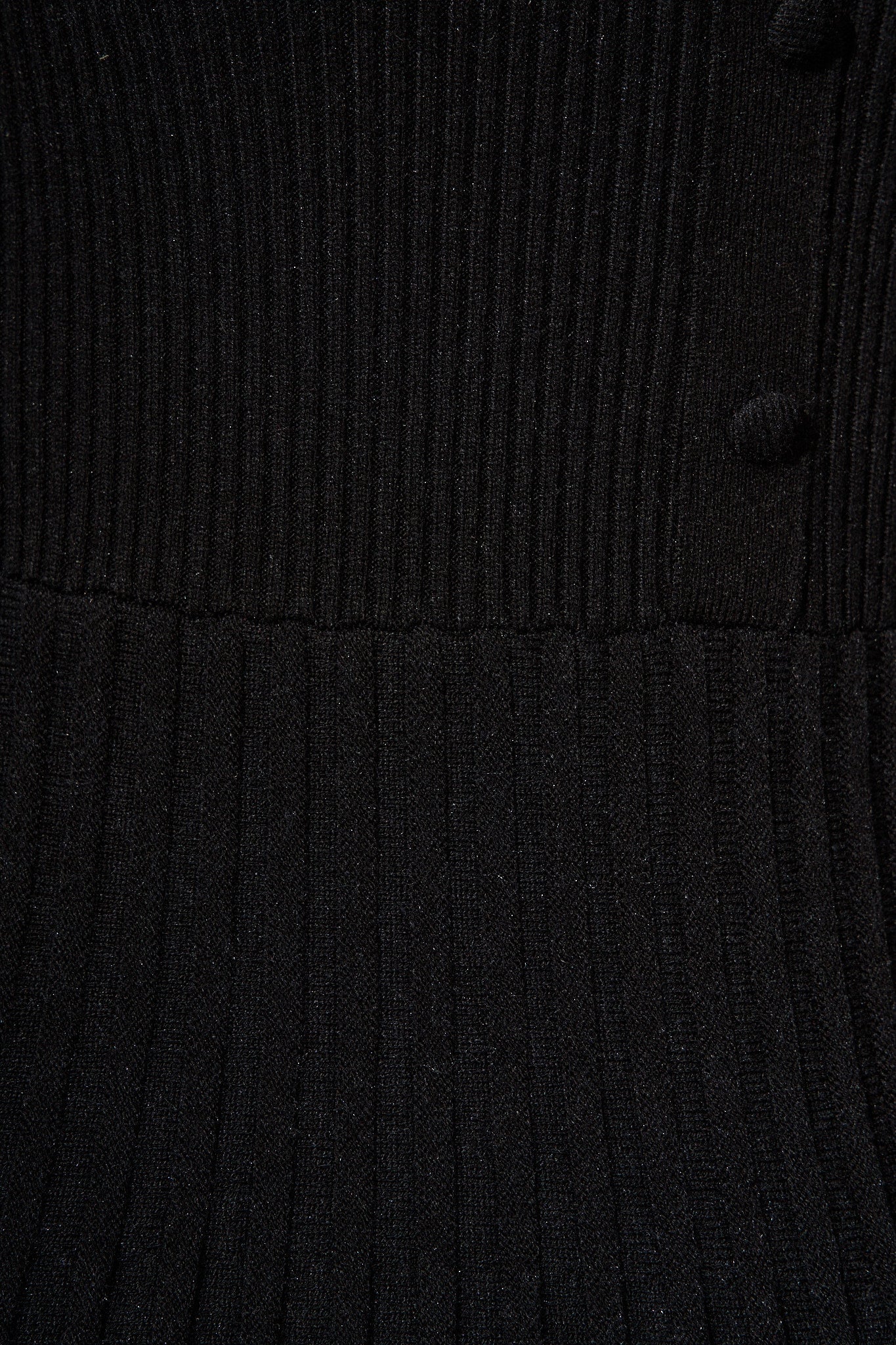 Poised Perfection Knit Dress in Black