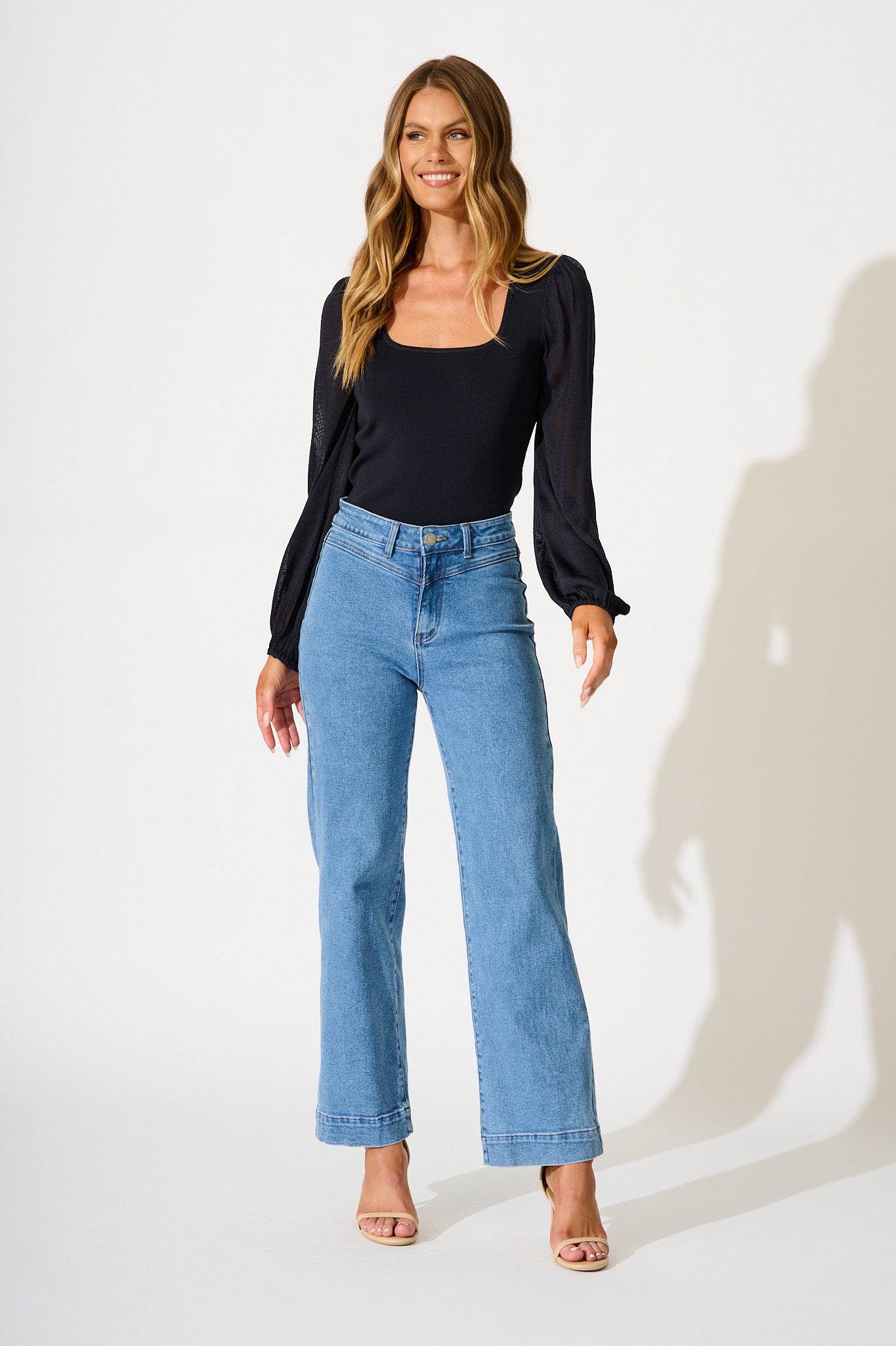 In Your Arms Knit Top in Black