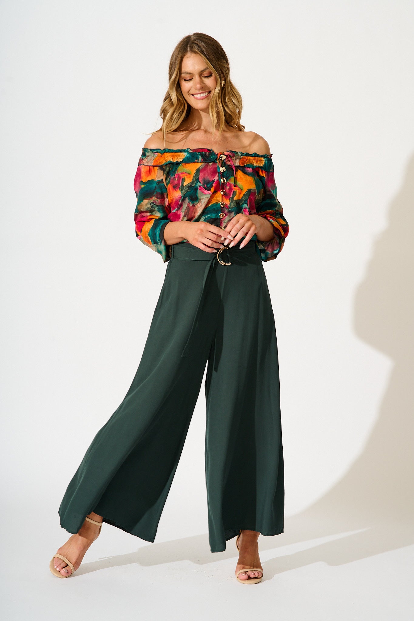 Jewel Mist Pant in Emerald