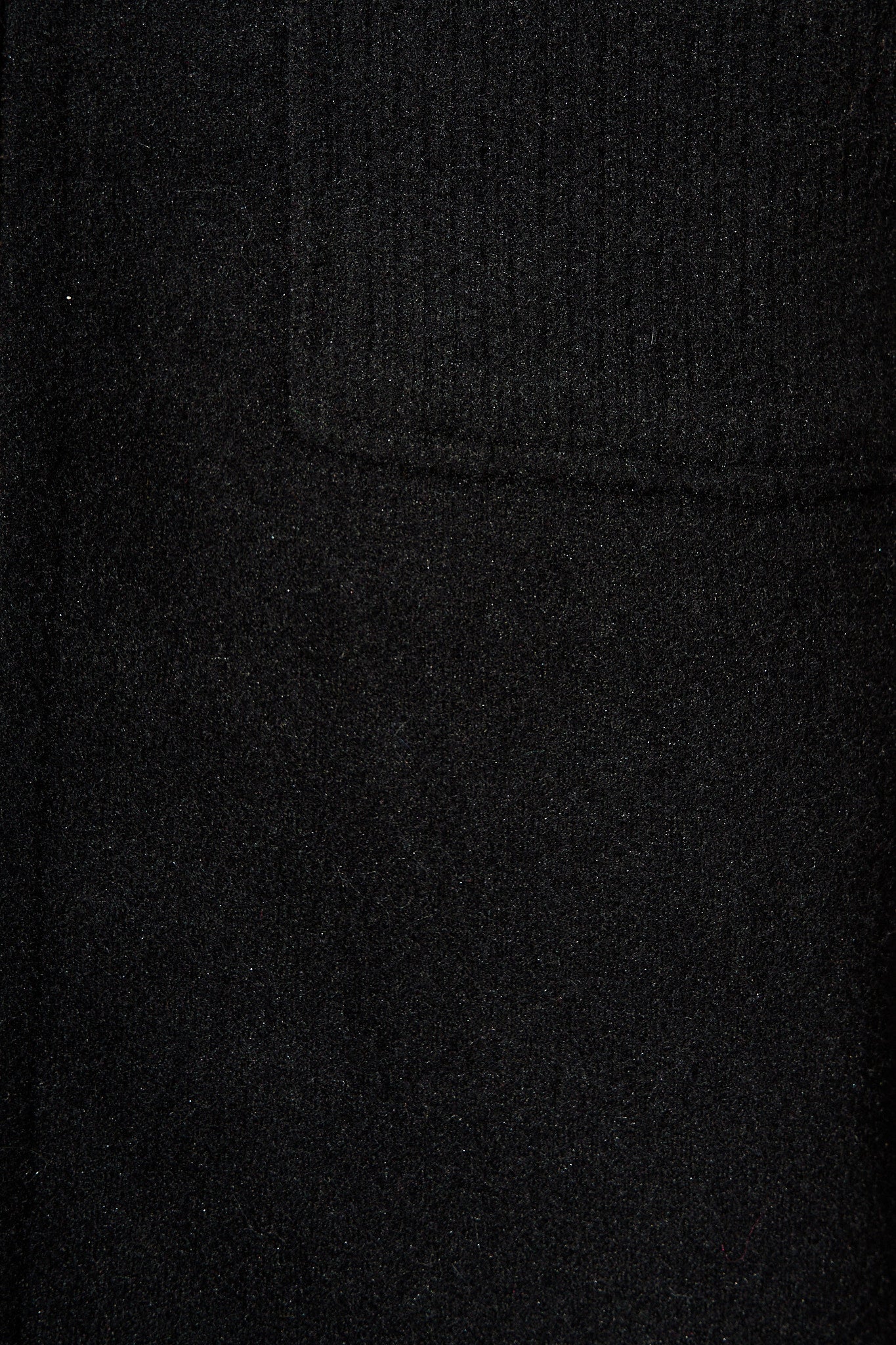 Hamptons Funnel Jacket in Black Wool Blend