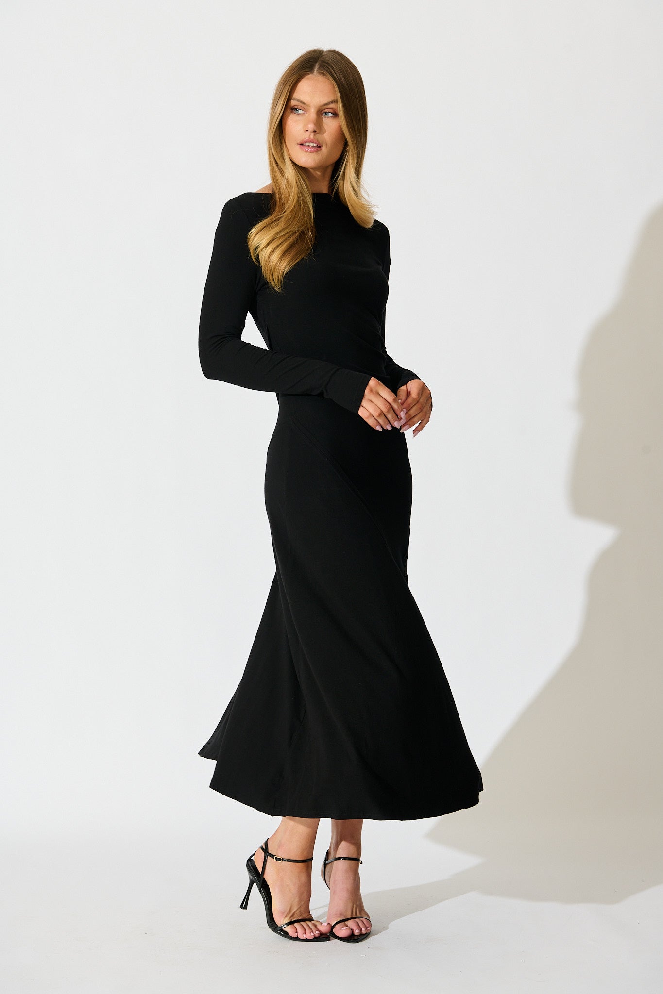Wild Grace Maxi Dress In Black