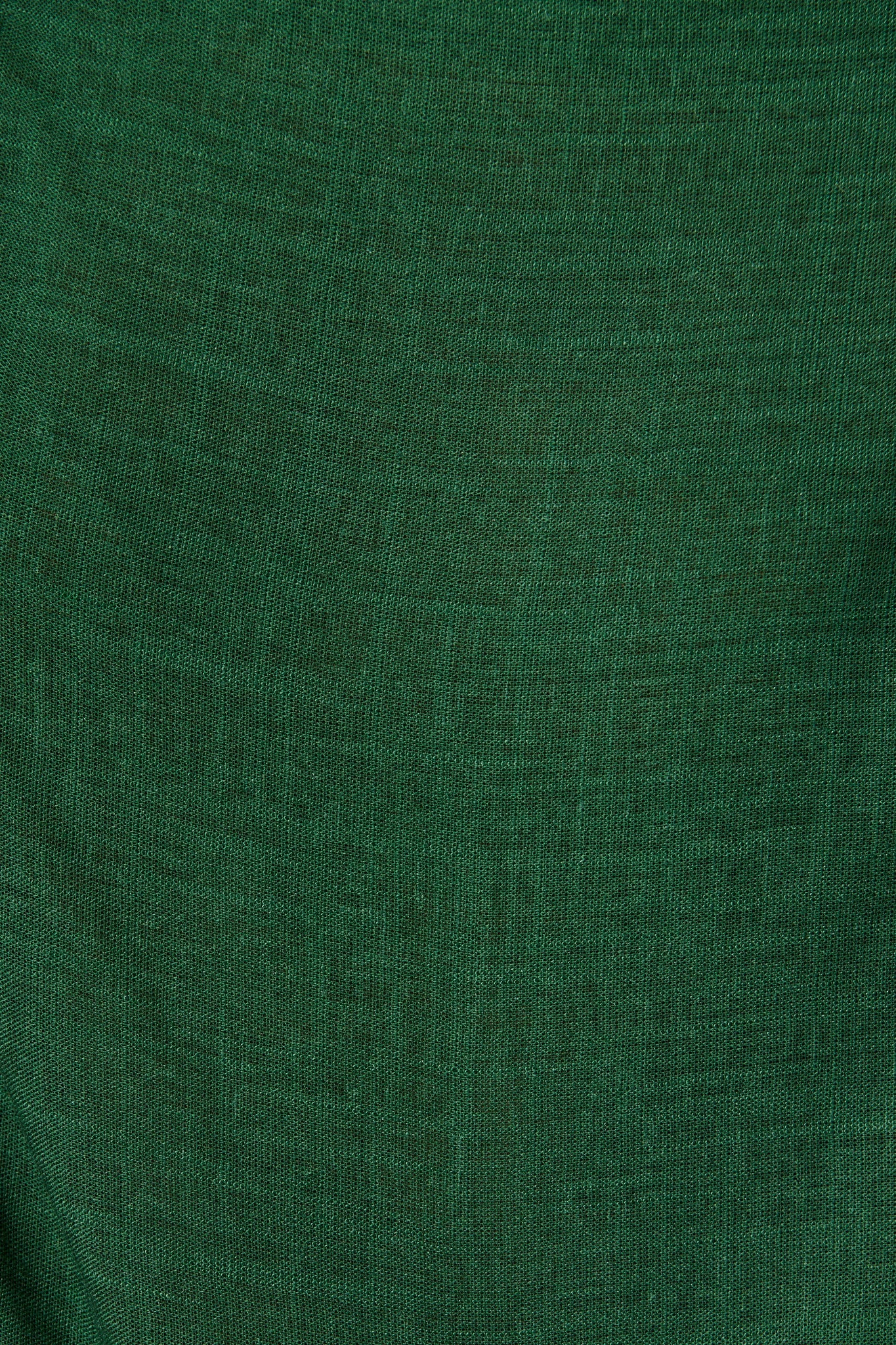 Zita Off Shoulder Top in Emerald Cotton Linen