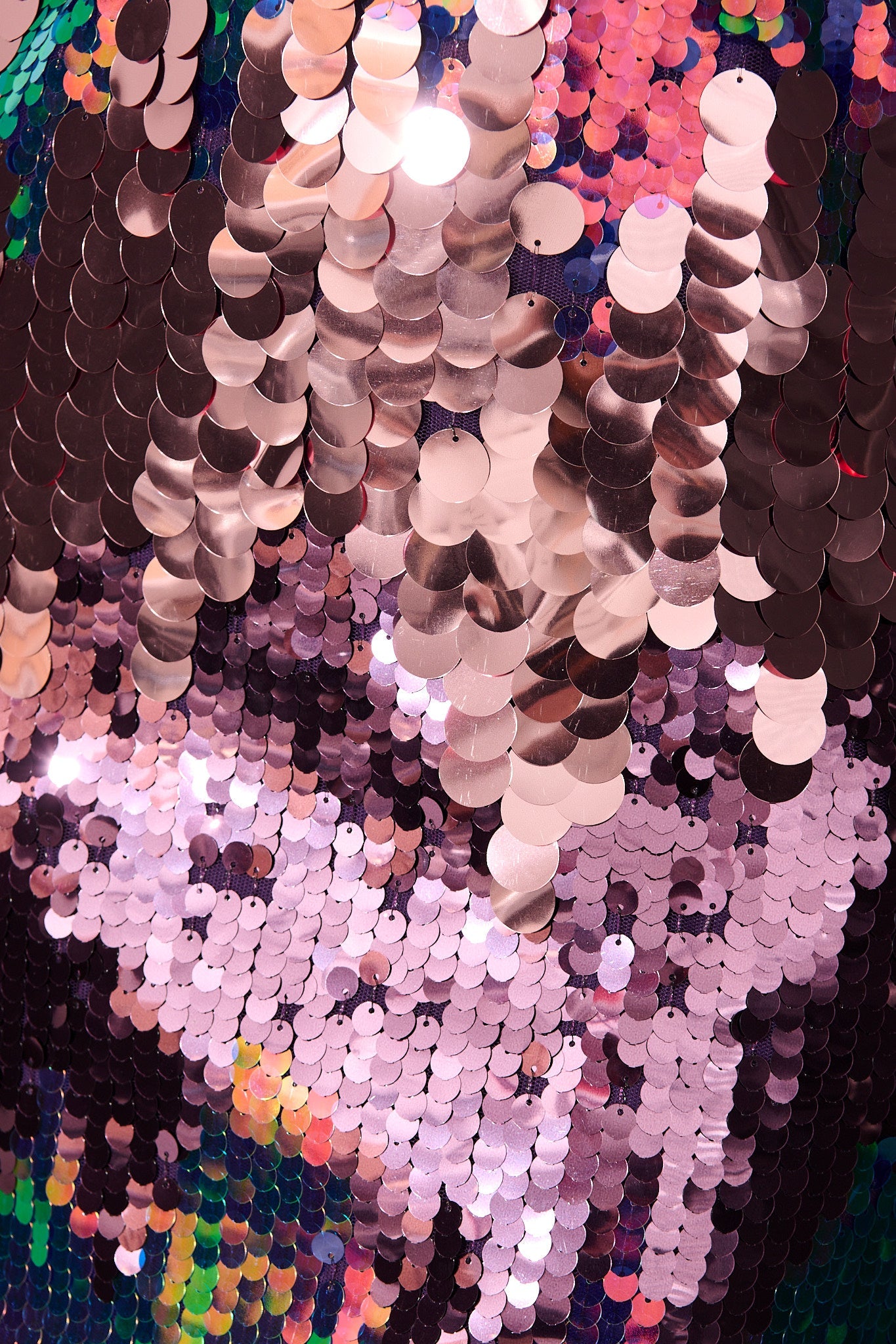 PRE ORDER Sequinned Seduction Skirt in Purple Multi Sequin