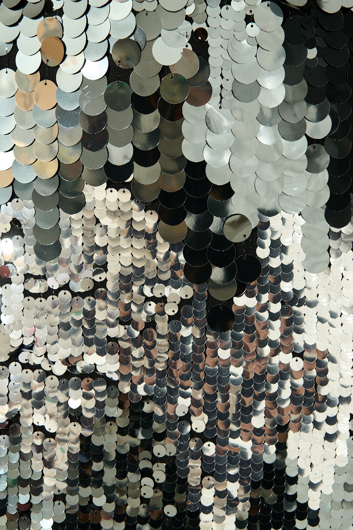 Sequinned Seduction Skirt in Silver Multi Sequin