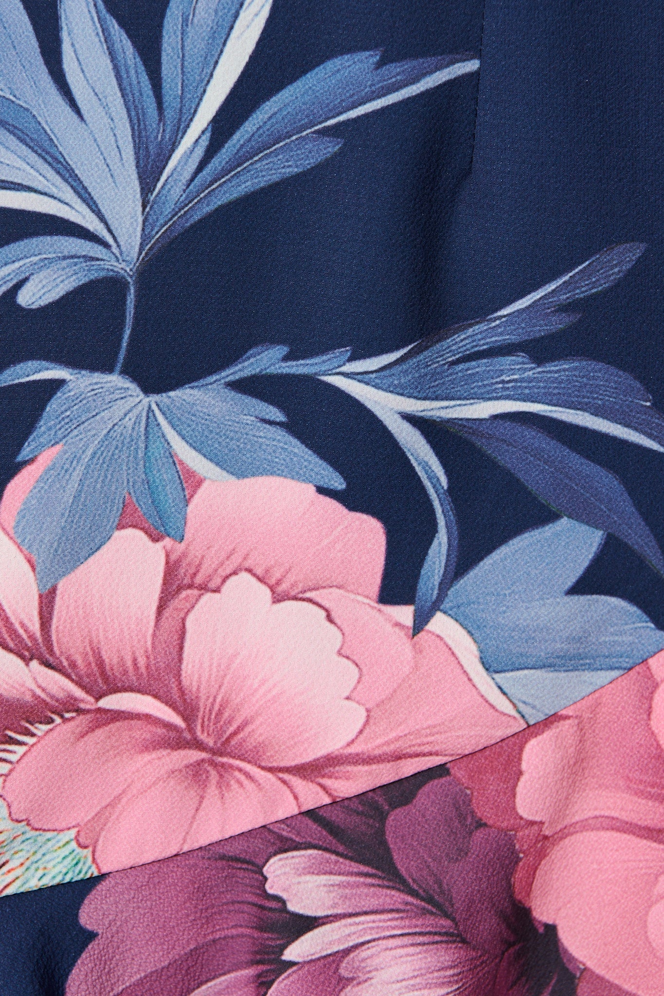 Noir Botanica Dress in Navy Floral