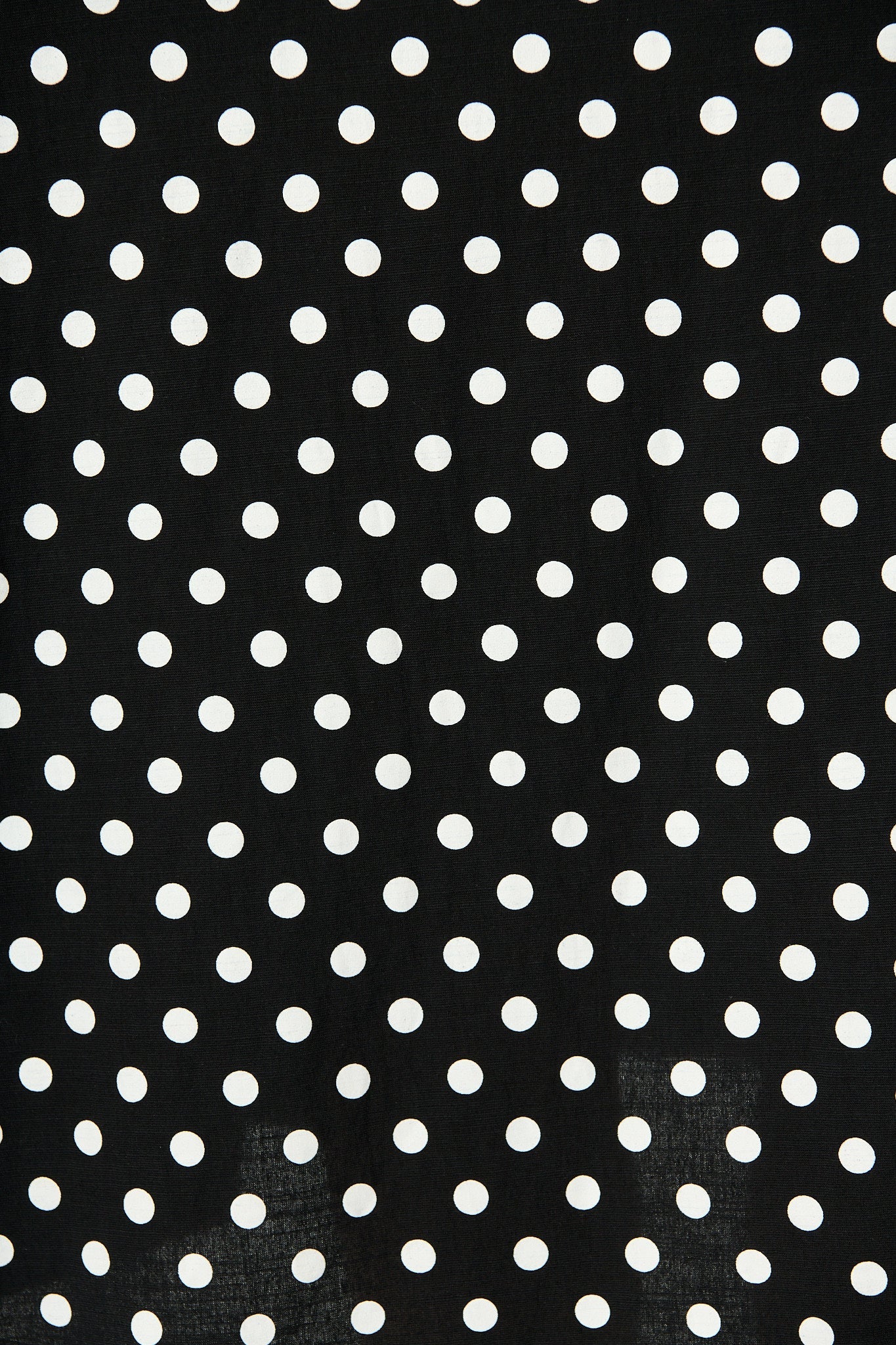Parisian Dot Midi Dress in Black with White Polka Dot