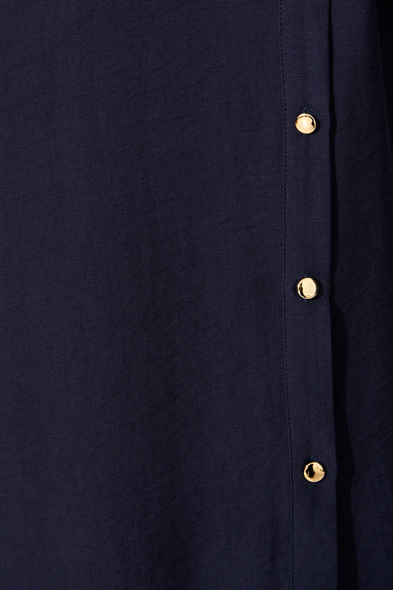 Caravelle Midi Shirt Dress in Navy with Belt