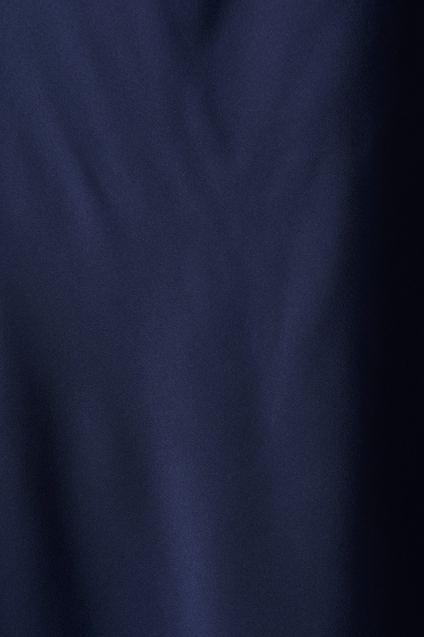 Vision of Love Midi Dress in Navy Satin