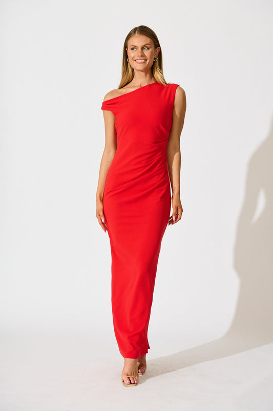 Belladonna Maxi Dress In Red