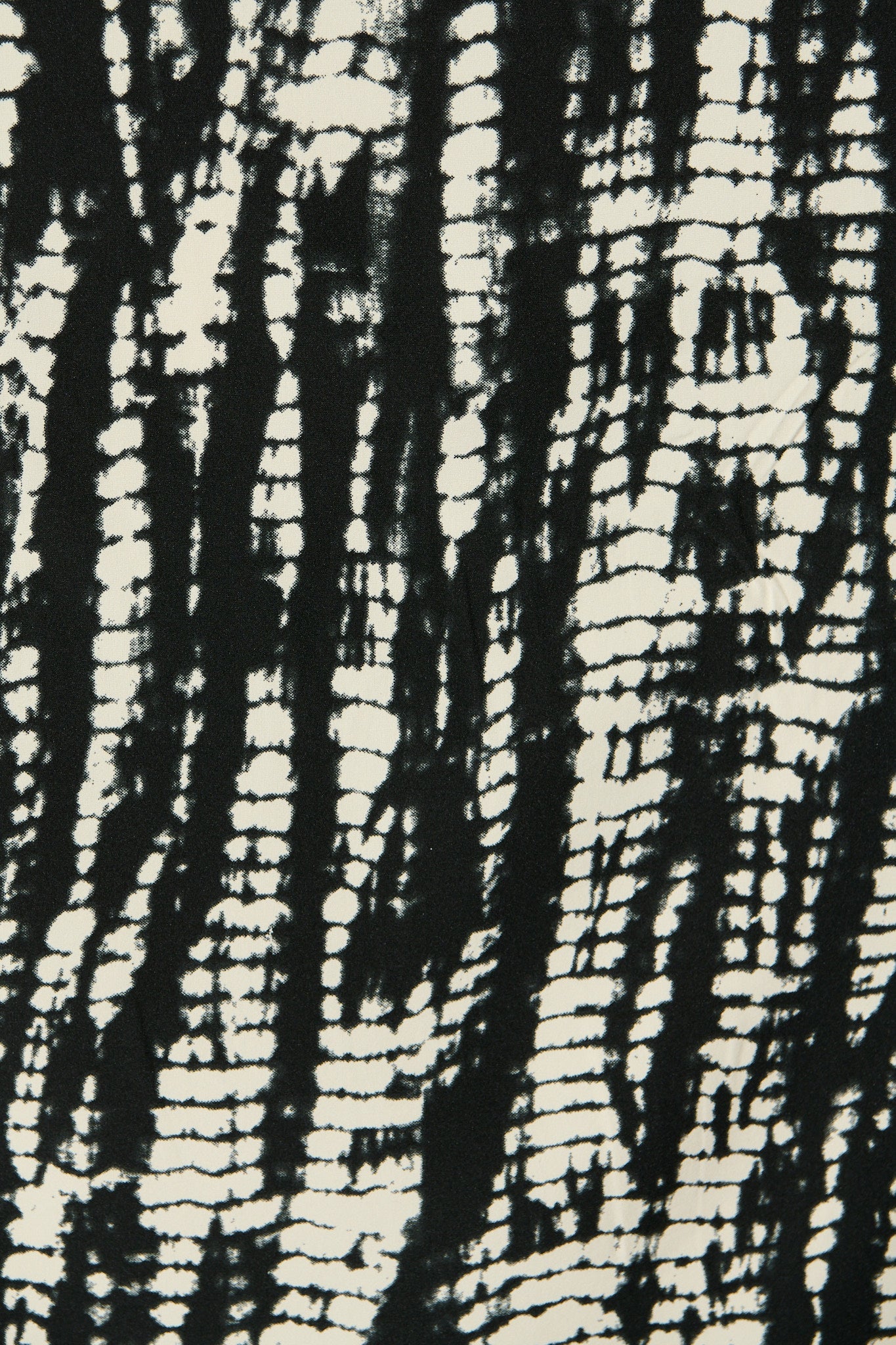 Azalea Maxi Dress in Black with Cream Print