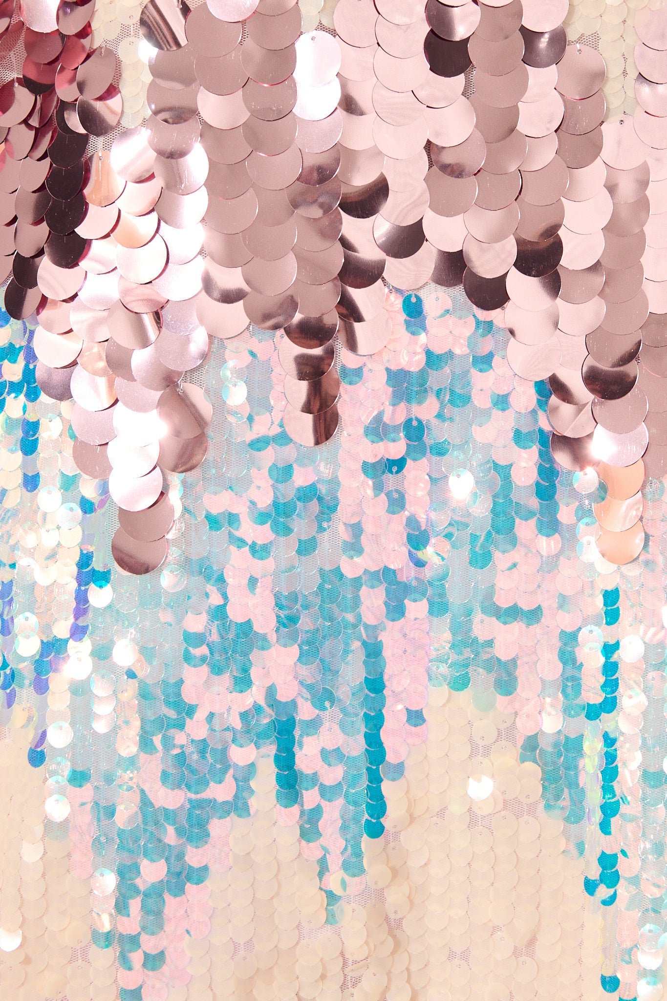 Stardust Sequin Dress in Pink Multi Sequin