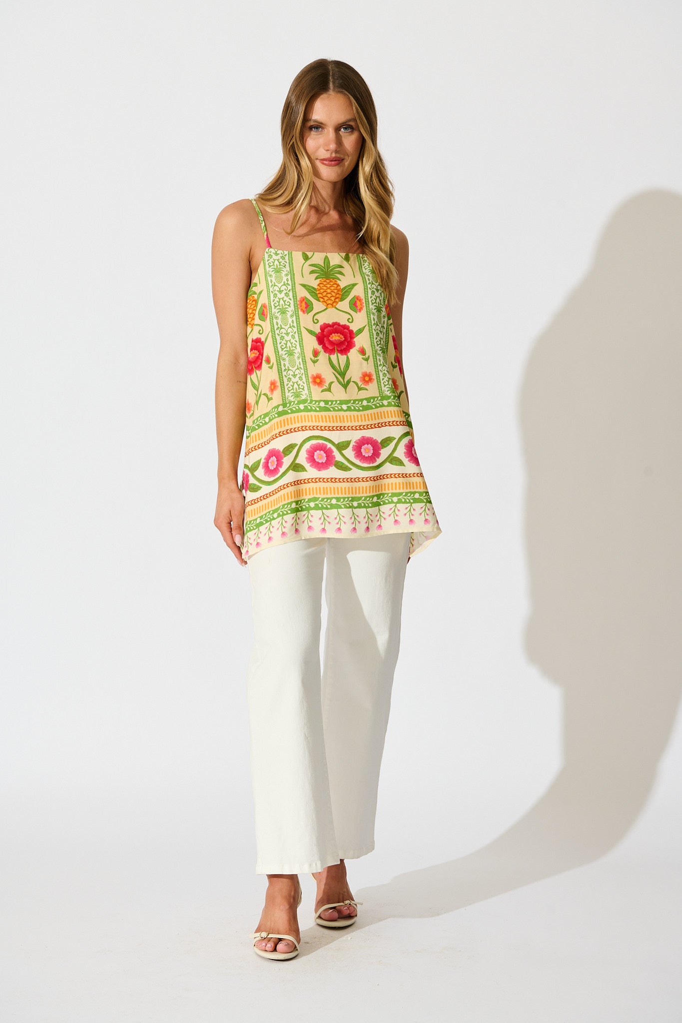 Tutti Fruitti Cami Top in Pineapple Print