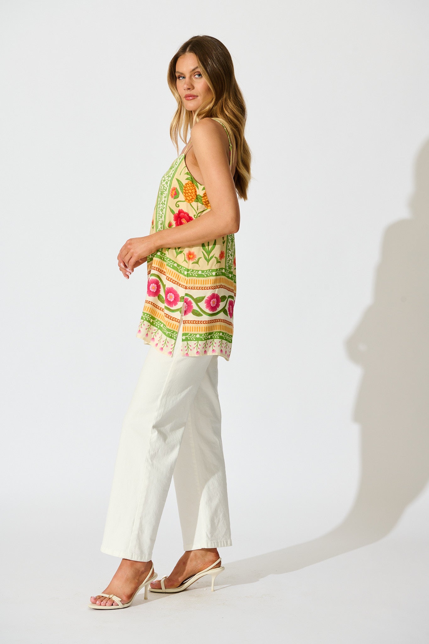 Tutti Fruitti Cami Top in Pineapple Print