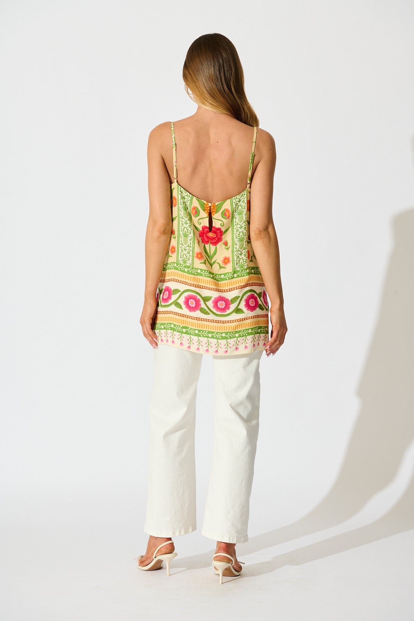 Tutti Fruitti Cami Top in Pineapple Print