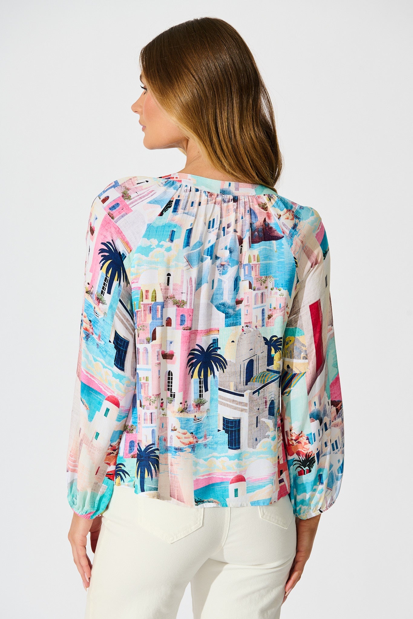 Island Whisperer Top in Multi Print
