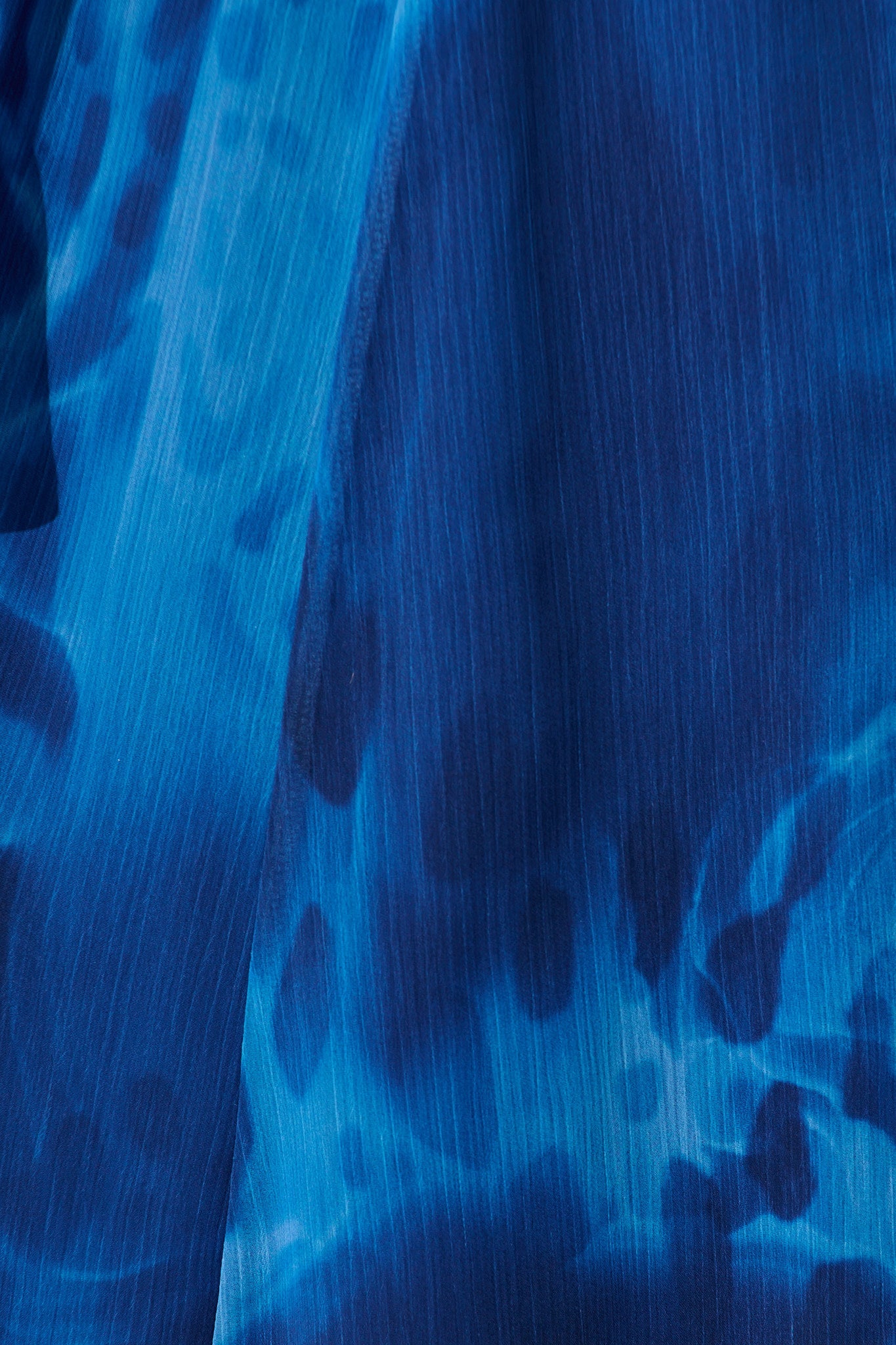 Nami Maxi Dress in Blue Watercolour Chiffon