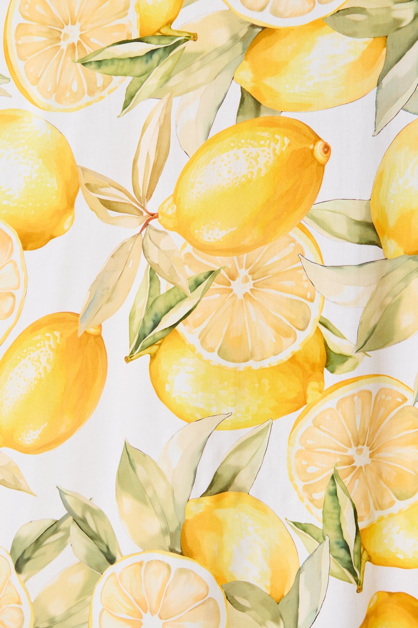 No Scrubs Maxi Dress in Butter Yellow Lemon Print