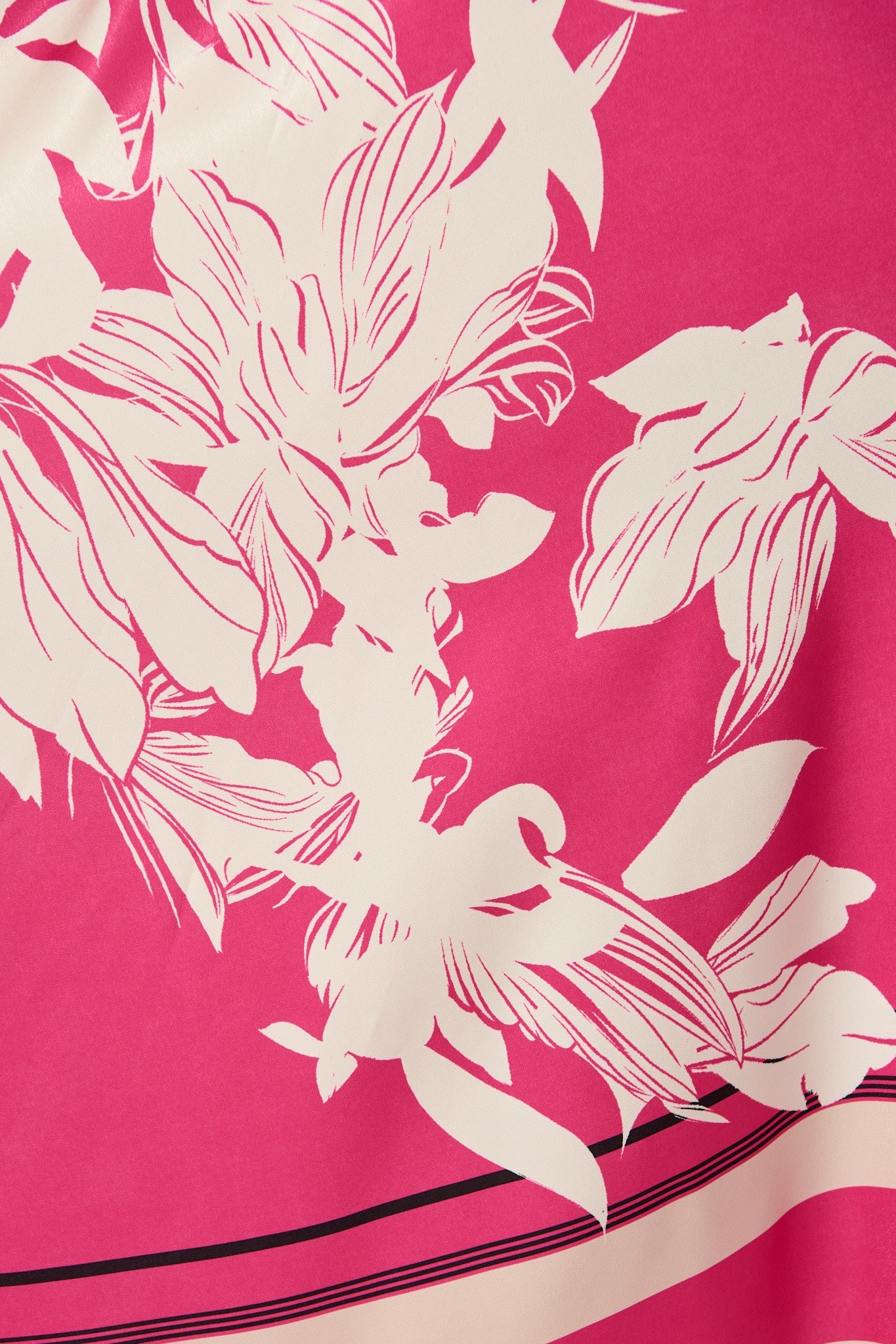 Ruthie Maxi Sundress in Magenta Floral Satin