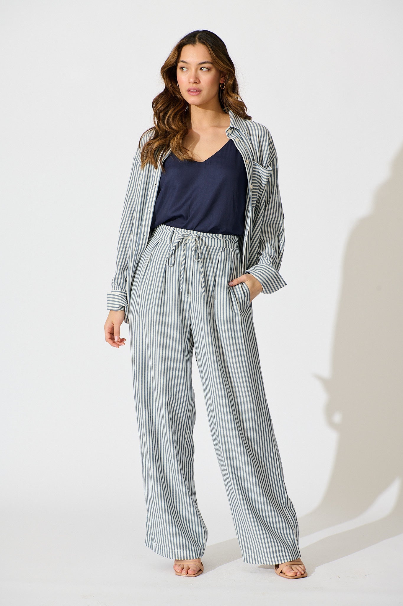 Avenly Shirt in Blue Stripe