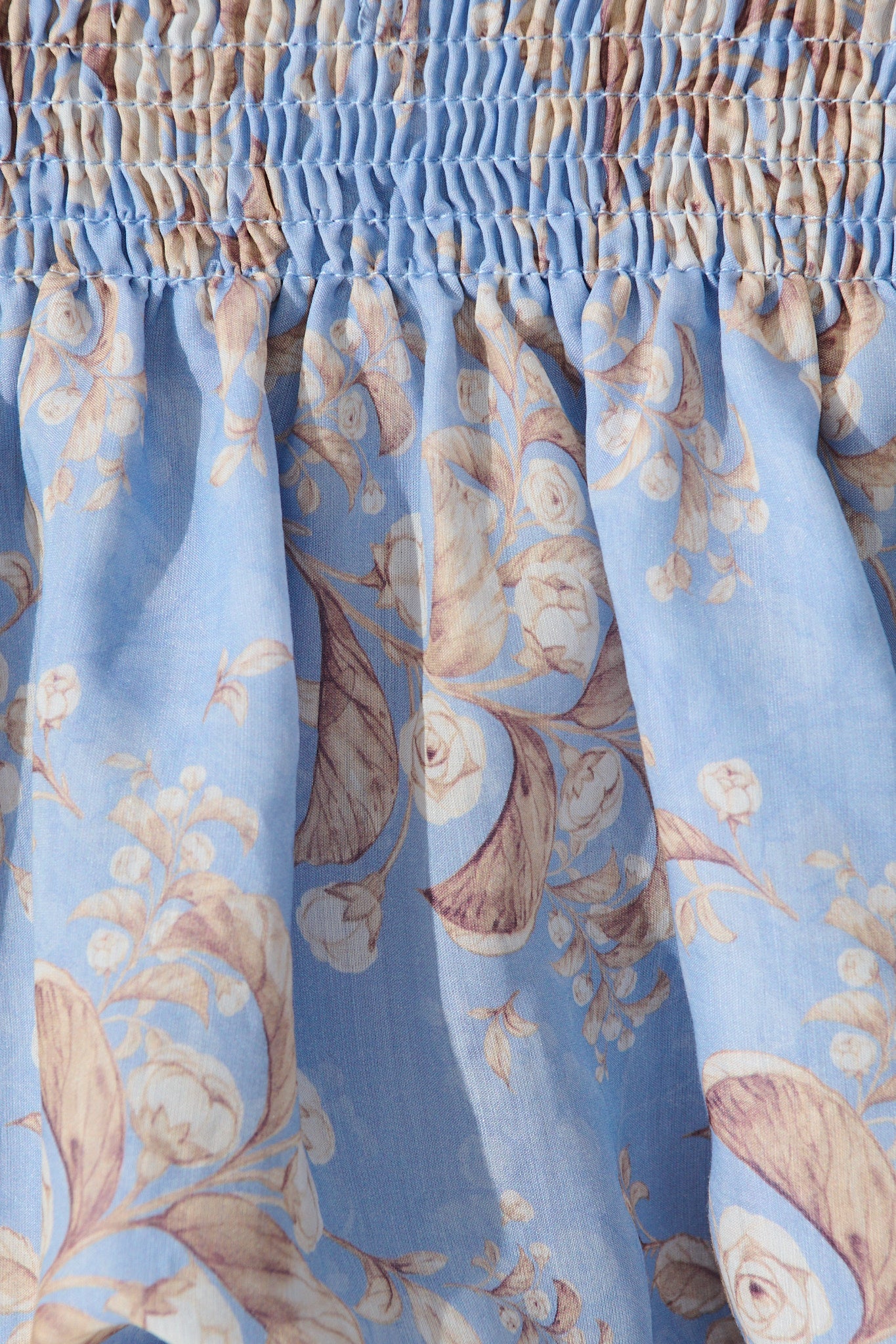 Petal Haze Top in Blue Floral