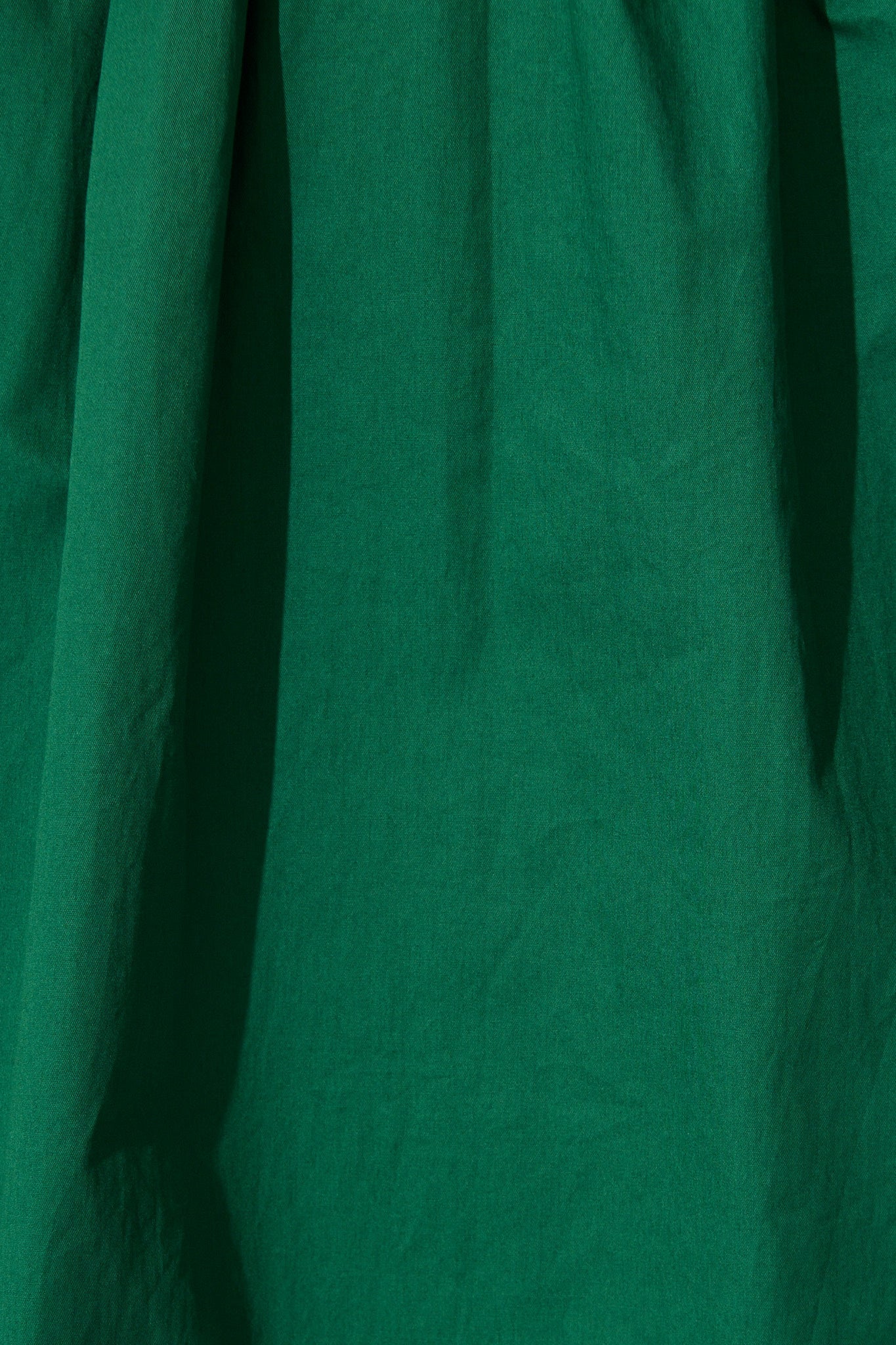 Mila Midi Dress in Emerald Cotton