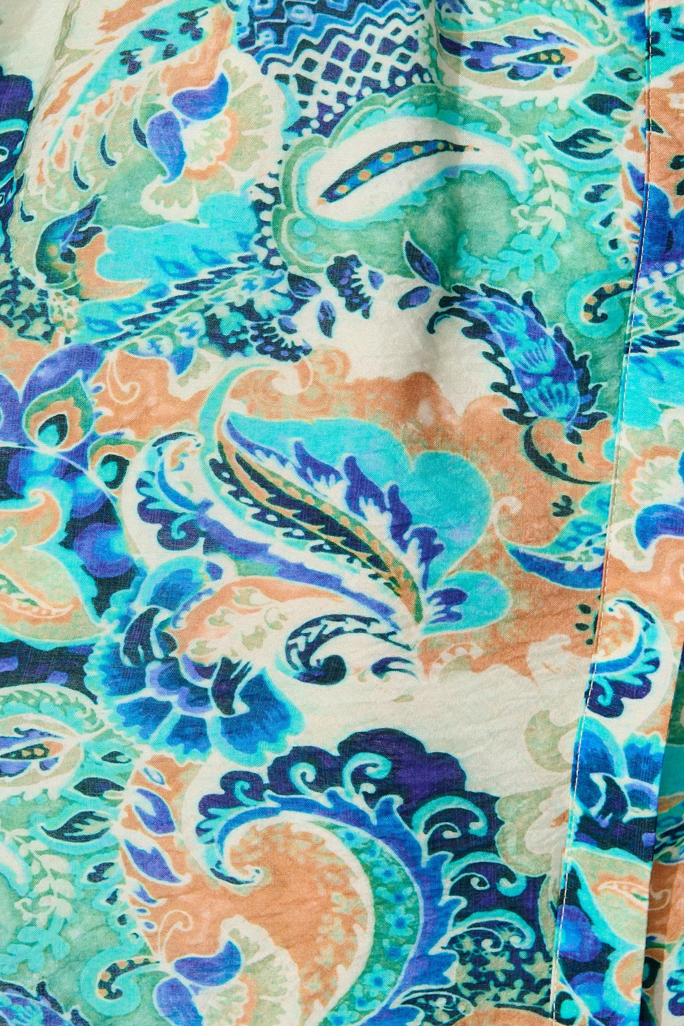 Rochella Dress in Green with Multi Print