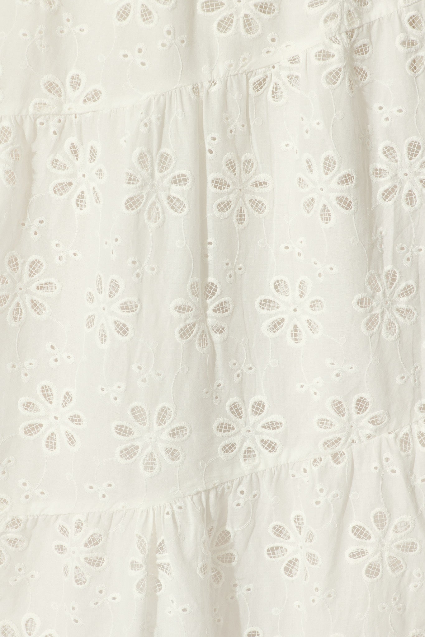 Lily Muse Maxi Sundress in White Embroidery Cotton