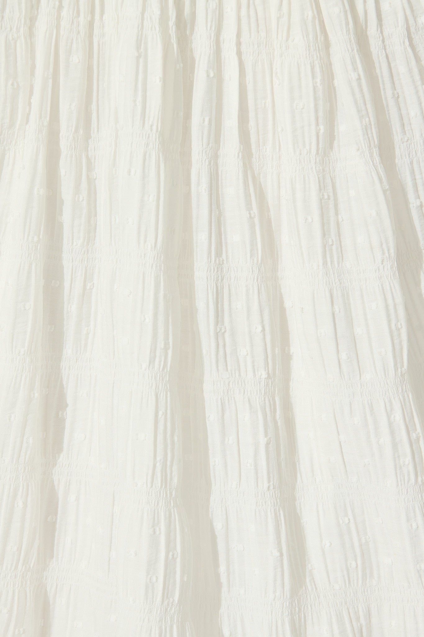 Lila Rea Maxi Sundress in White Swiss Dot