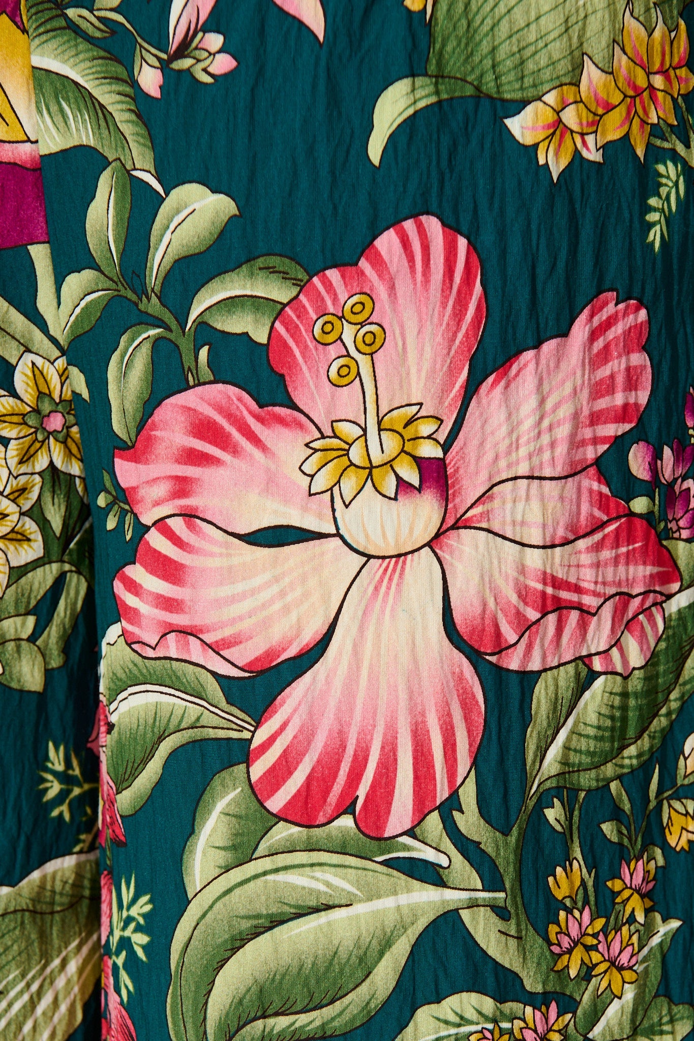 Petal Drift Pant in Green with Multi Floral