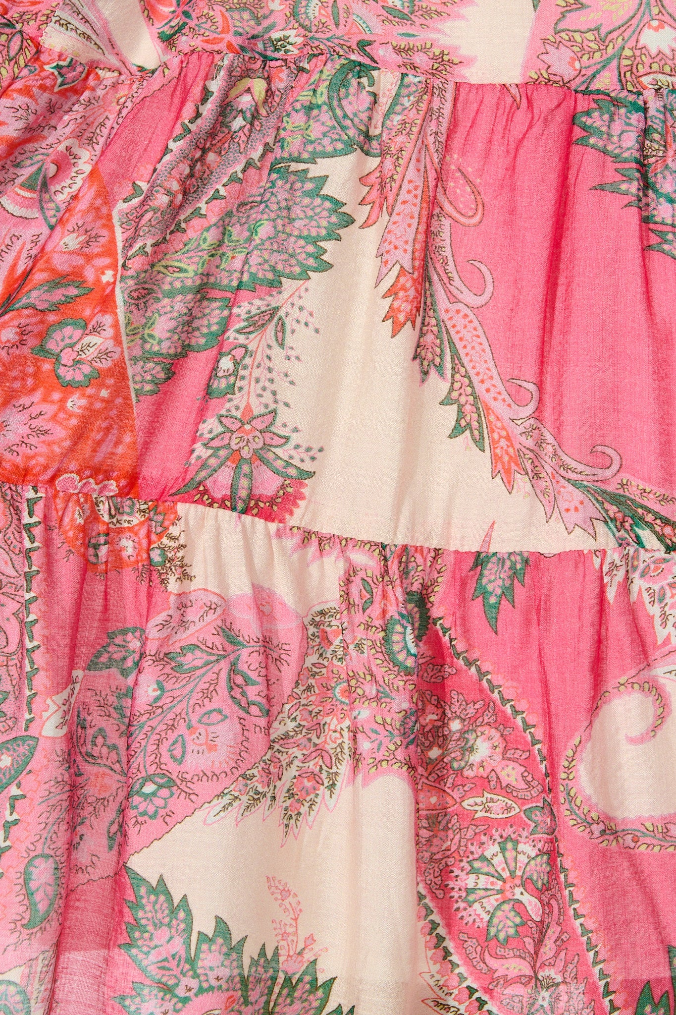 Imelda Dress in Multi Pink Print