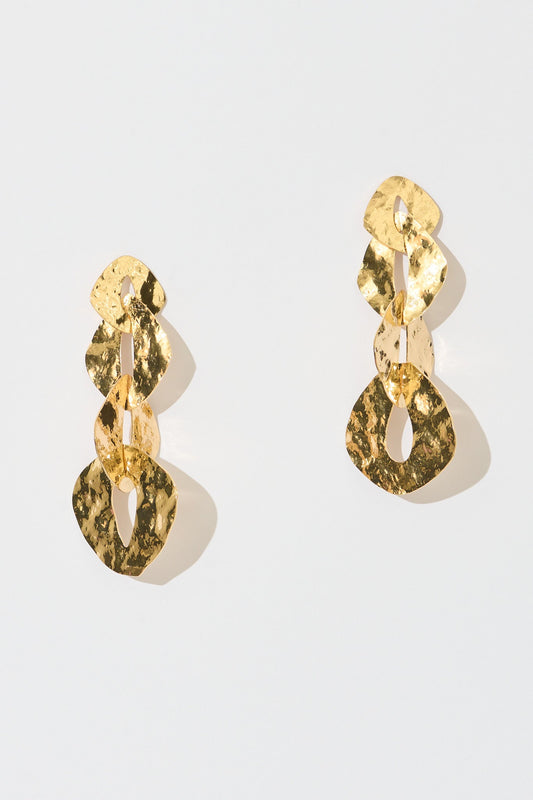 Serafina Drop Earrings in Gold